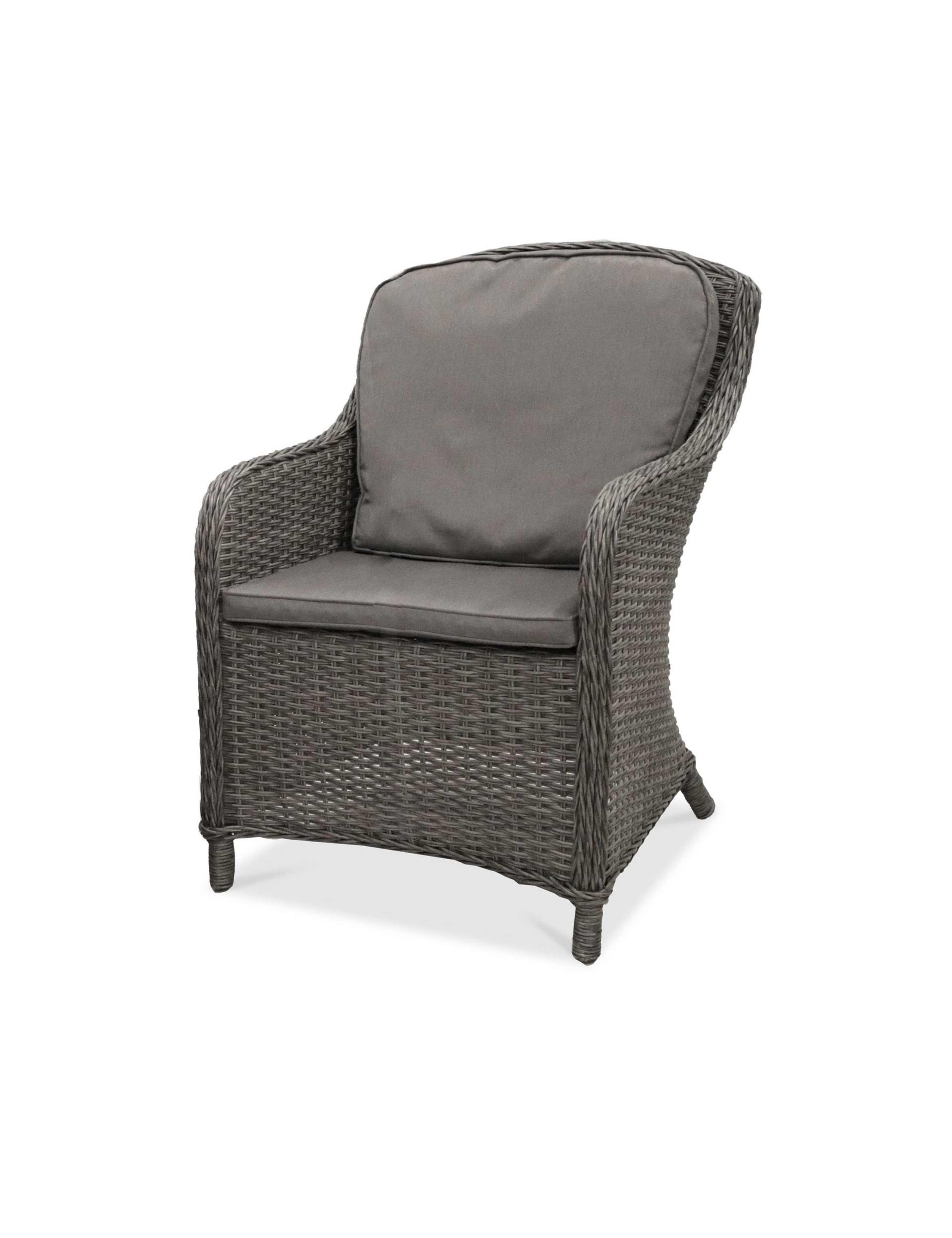 Paris Rattan 4 Seater Dining Set 4 of 6
