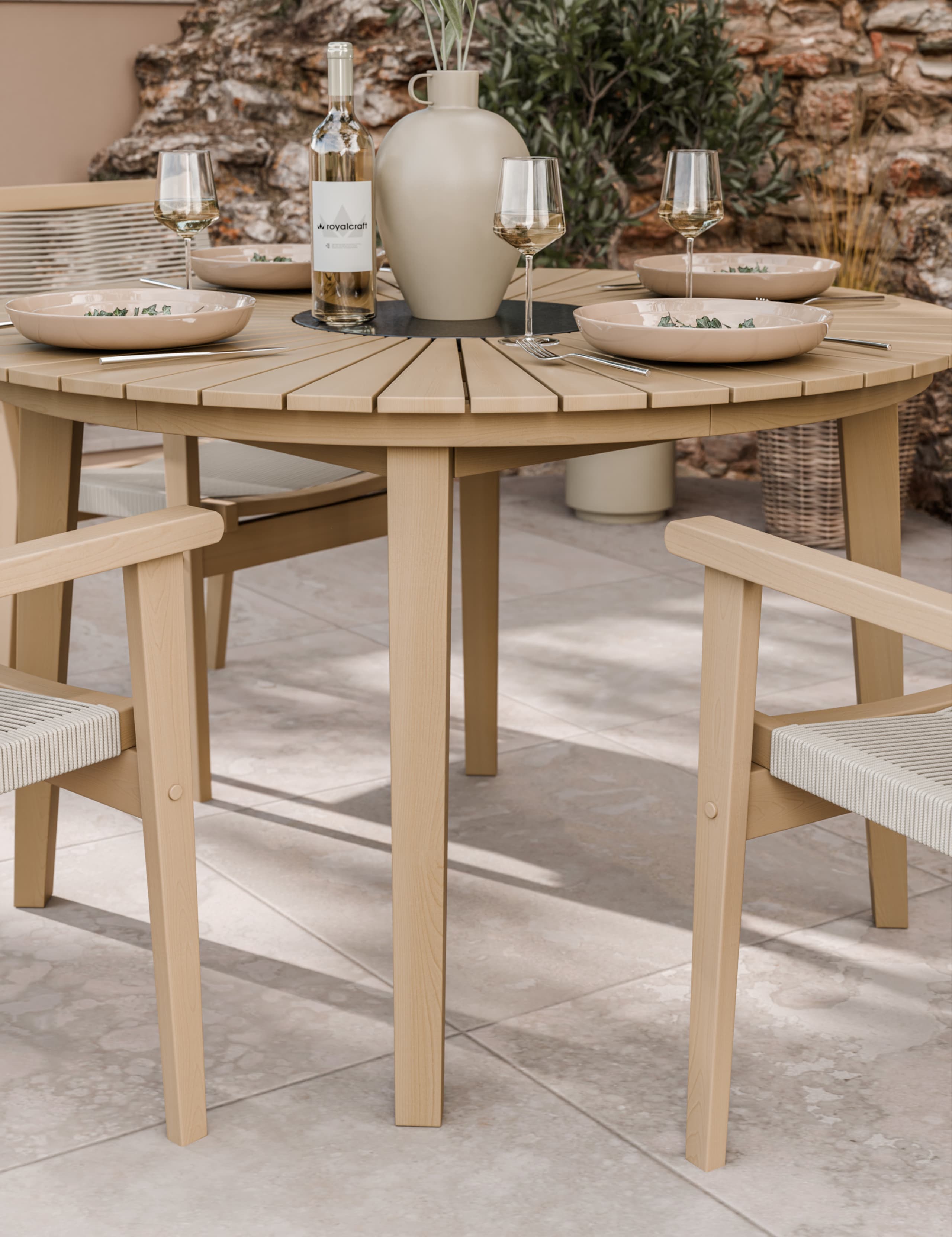 Roma 4 Seater Dining Set 3 of 8