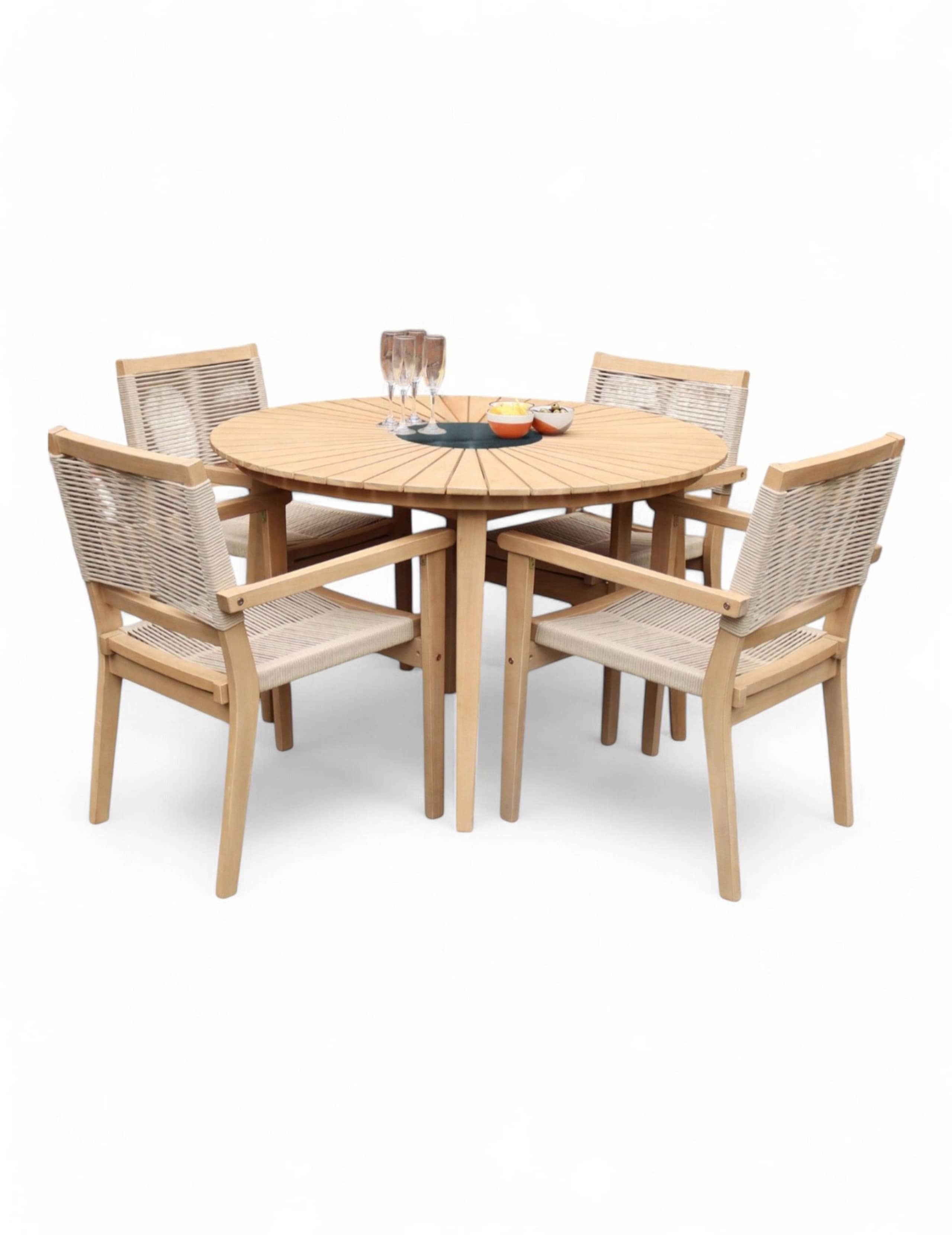 Roma 4 Seater Dining Set 2 of 8