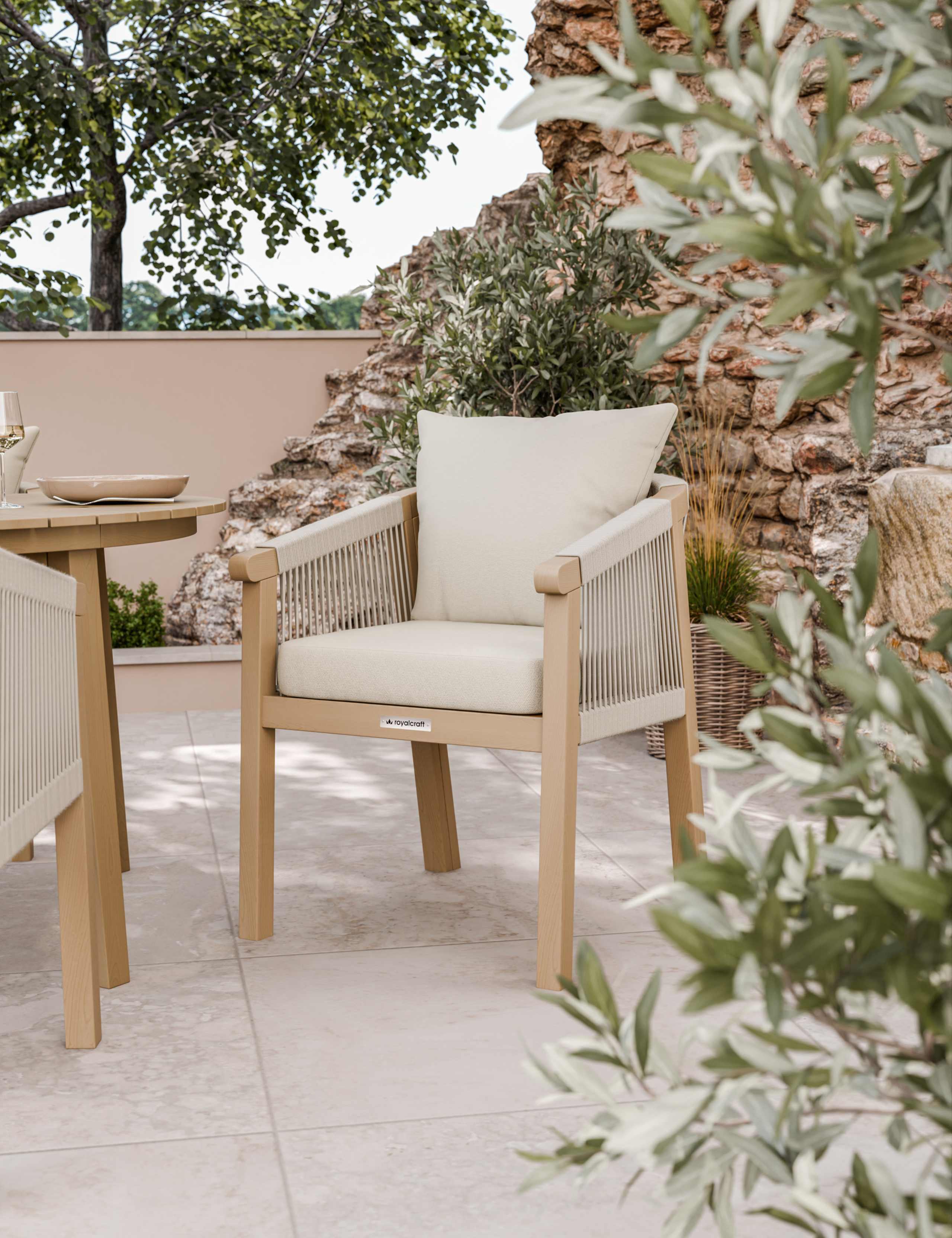 Roma 4 Seater Dining Set 5 of 7