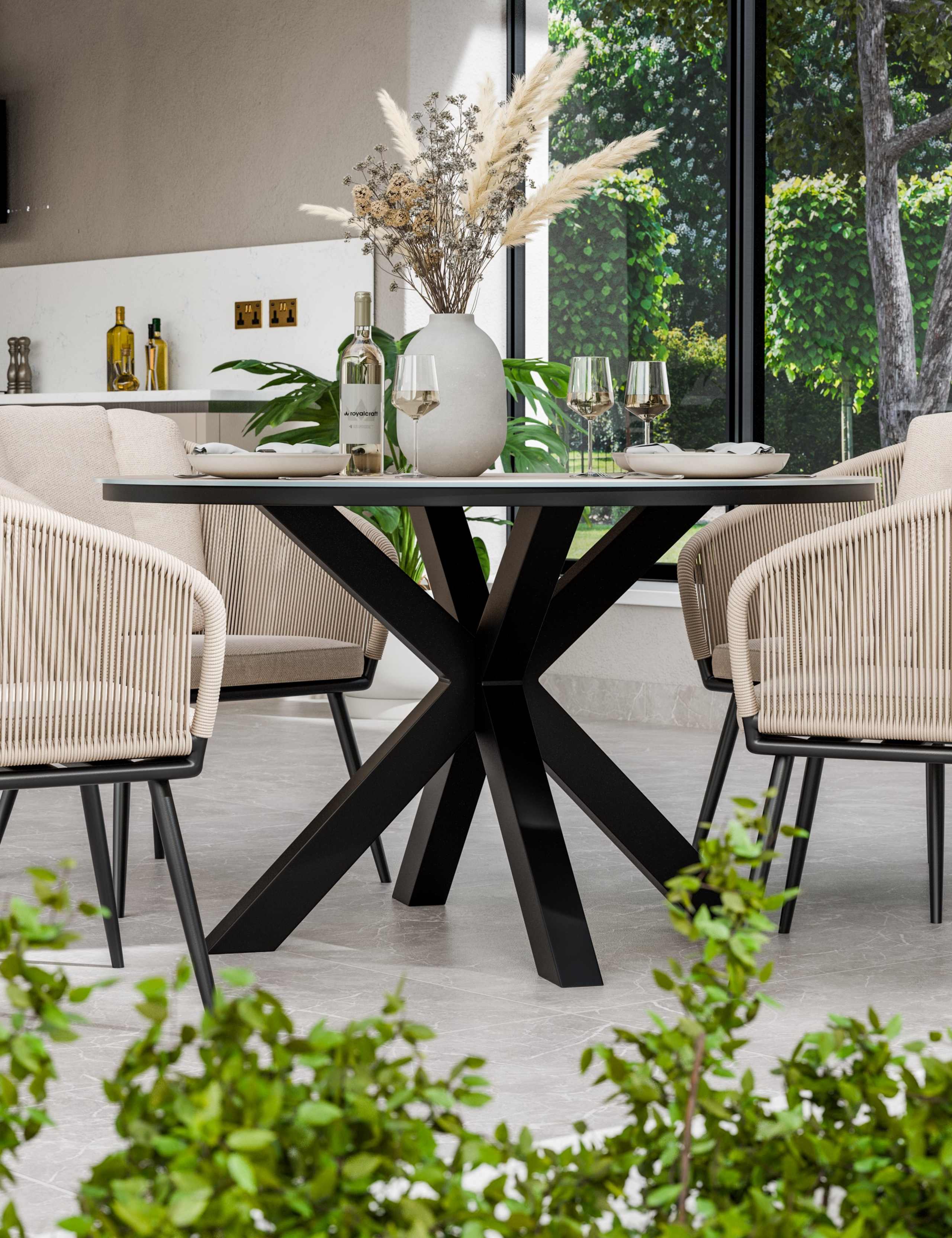 Bali 4 Seater Dining Set 2 of 7