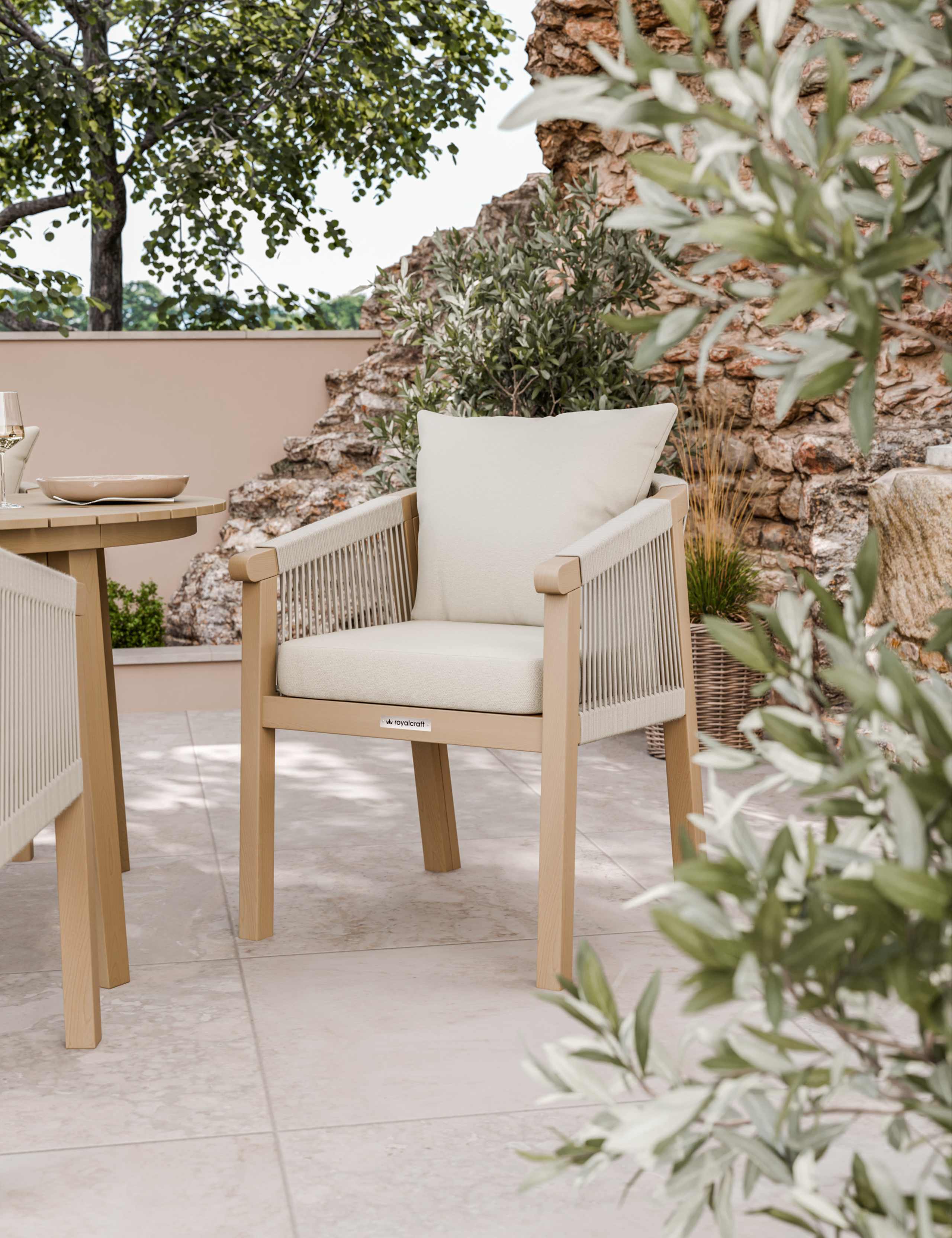 Roma 4 Seater Dining Set 5 of 7