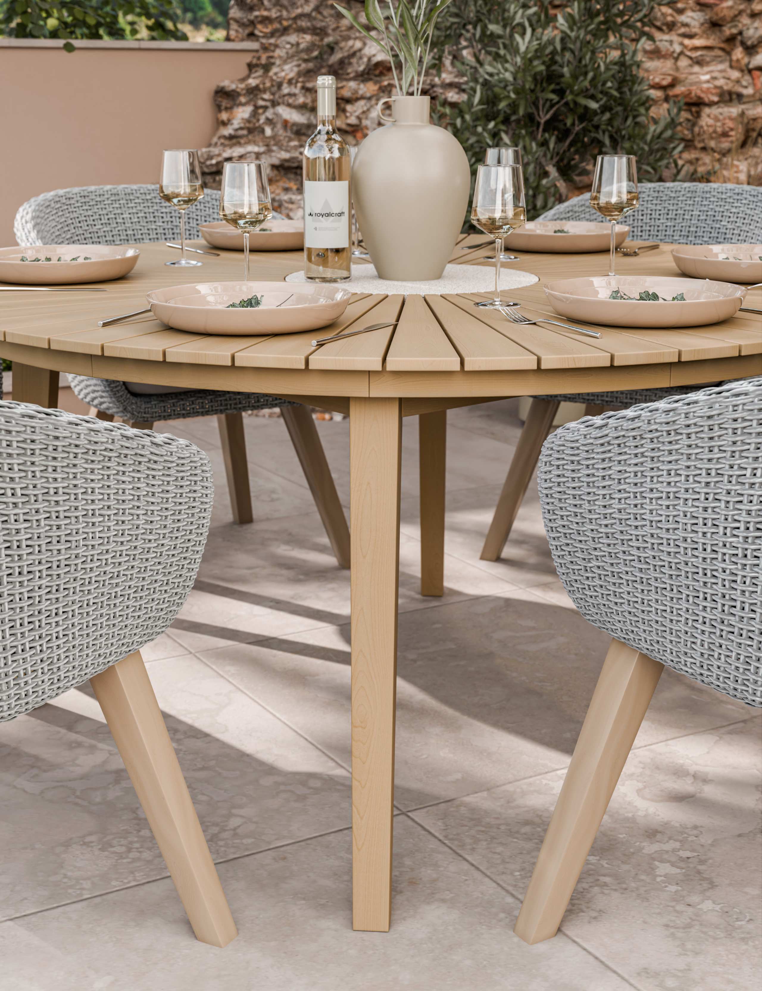 Roma 6 Seater Dining Set 3 of 7