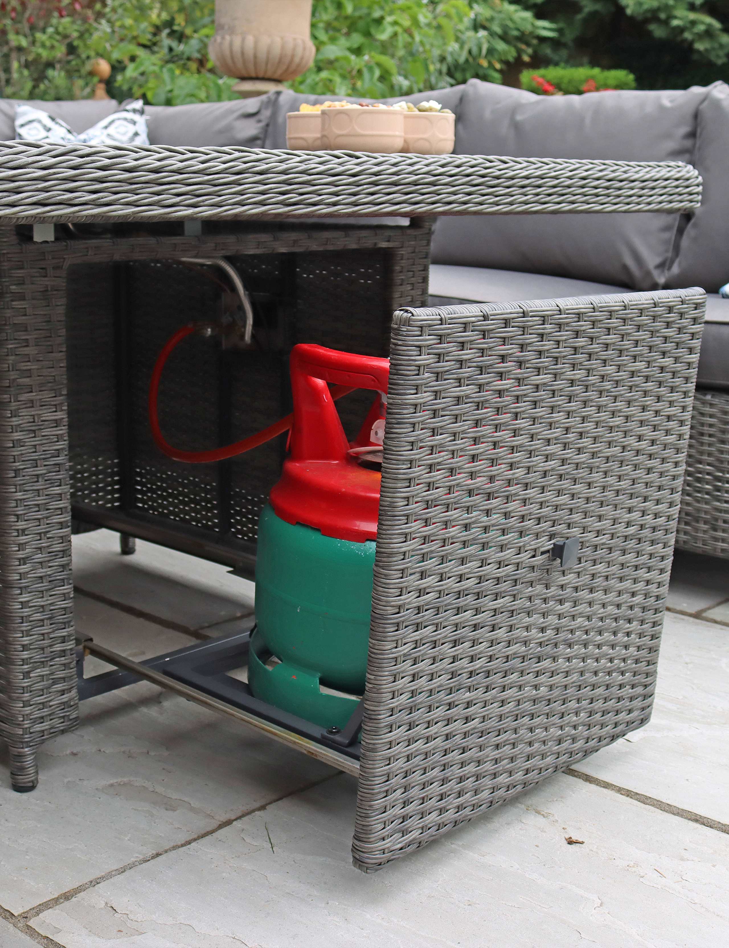 Paris Deluxe Firepit Dining Set 6 of 12