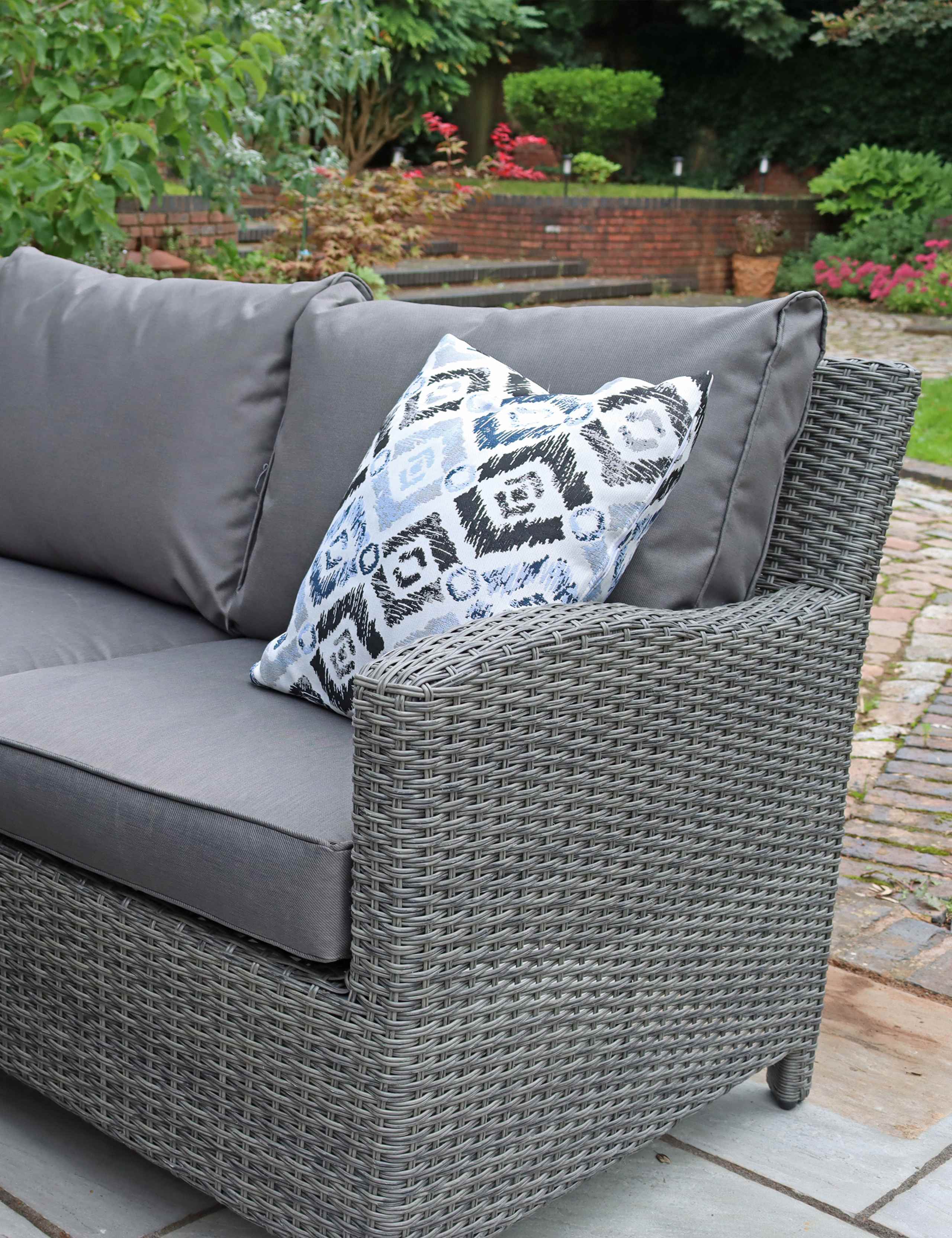 Paris Deluxe Firepit Dining Set 7 of 12
