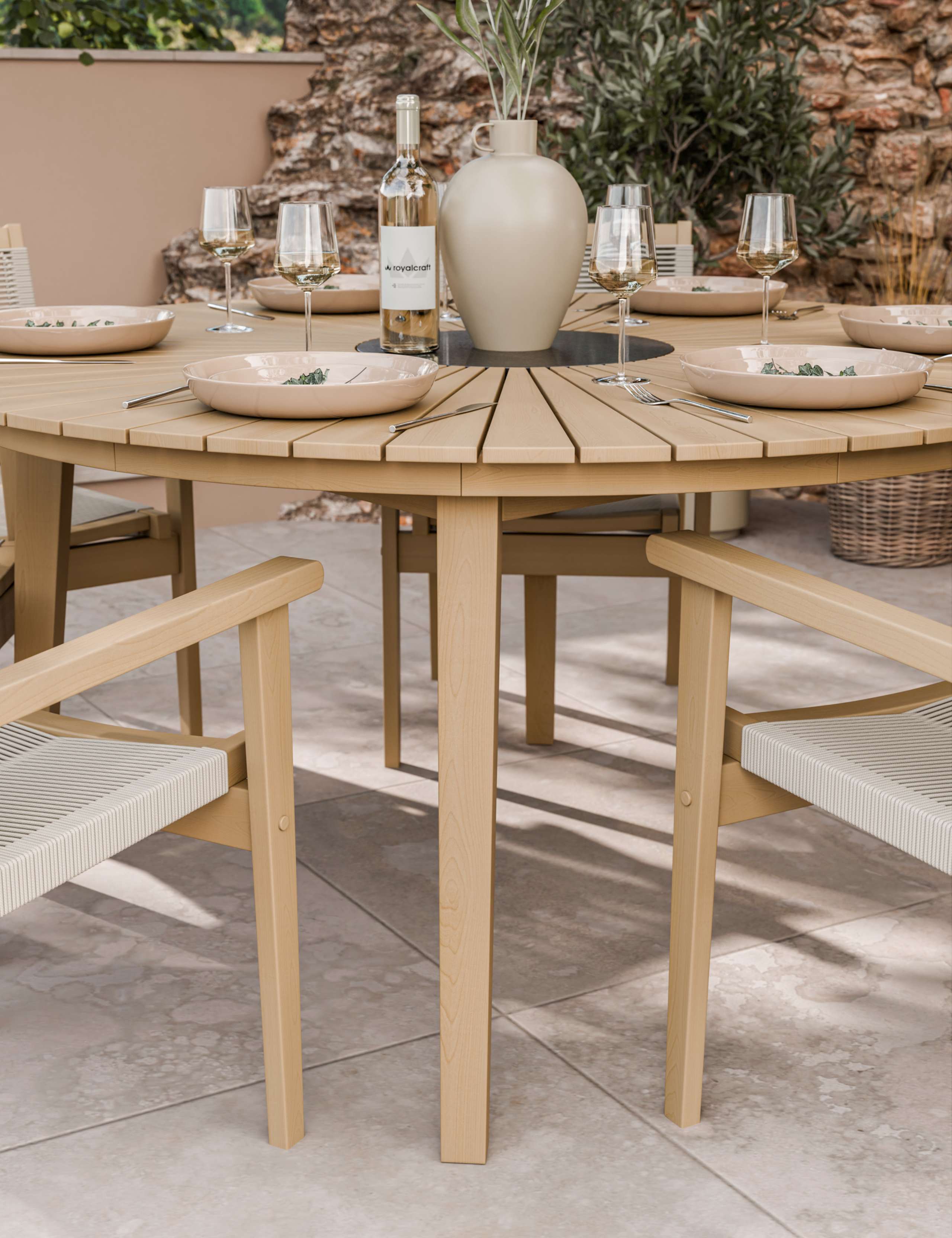 Roma 6 Seater Dining Set 3 of 8