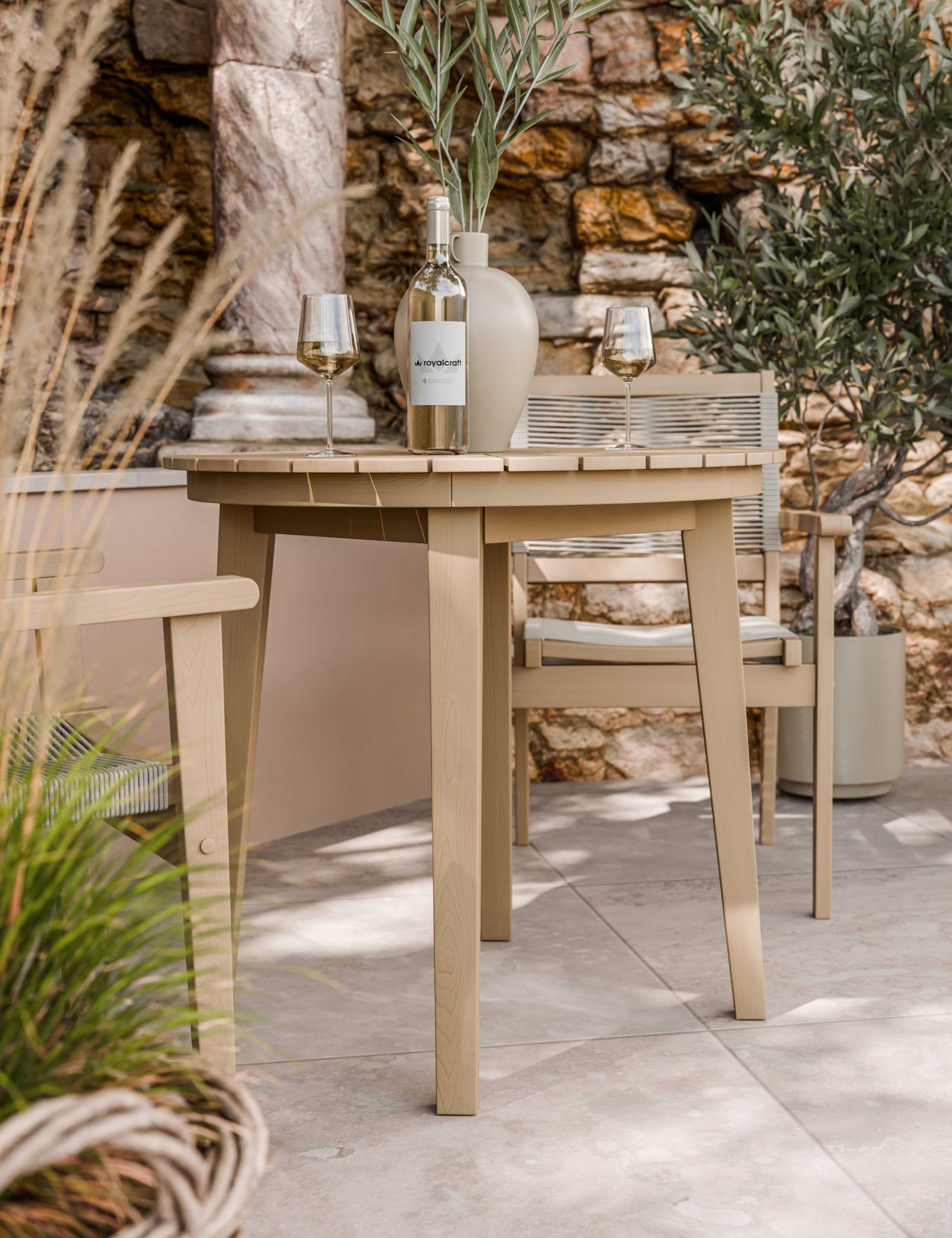 Roma Bistro Table and 2 Chairs 3 of 8