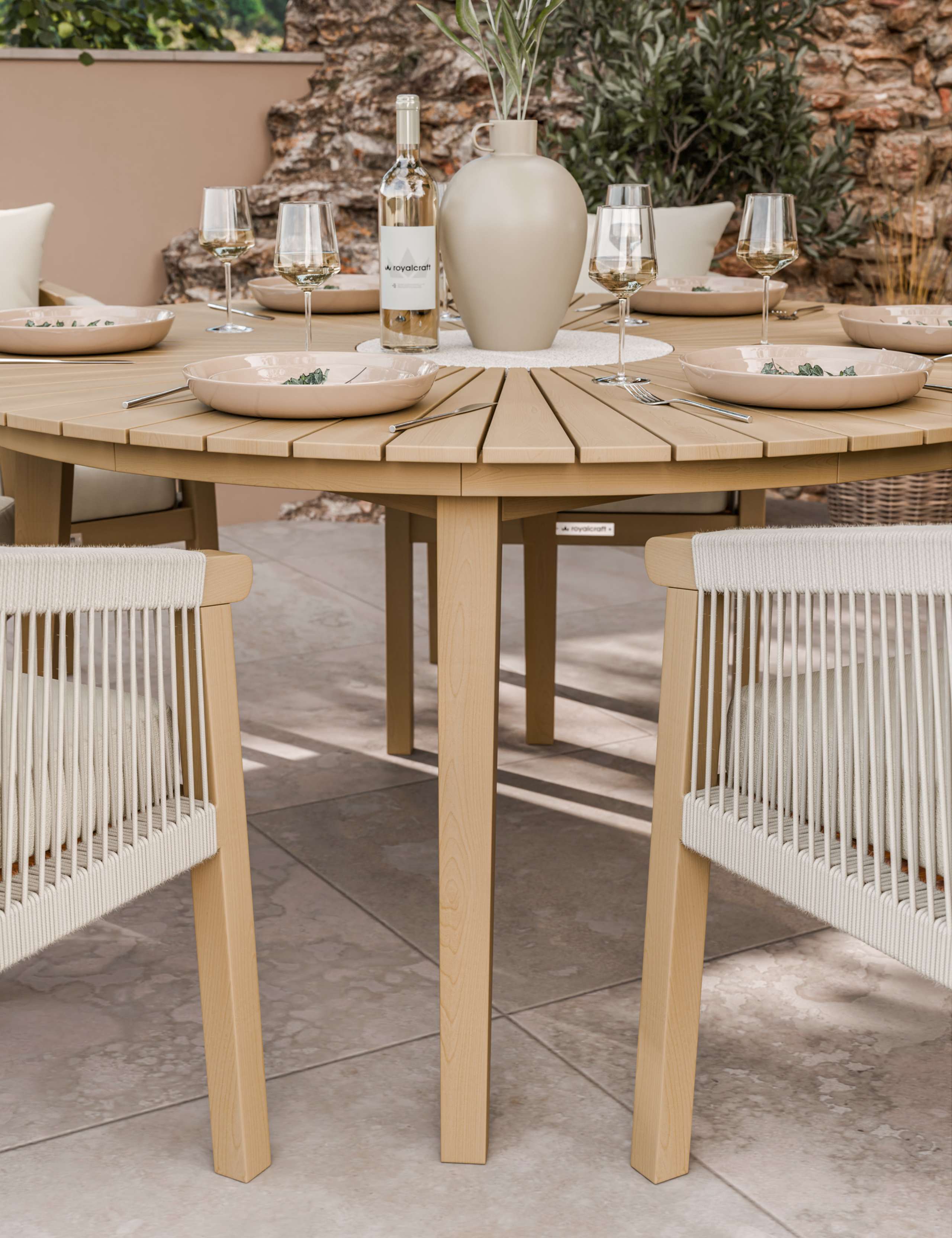 Roma 6 Seater Garden Table and Chairs 3 of 7