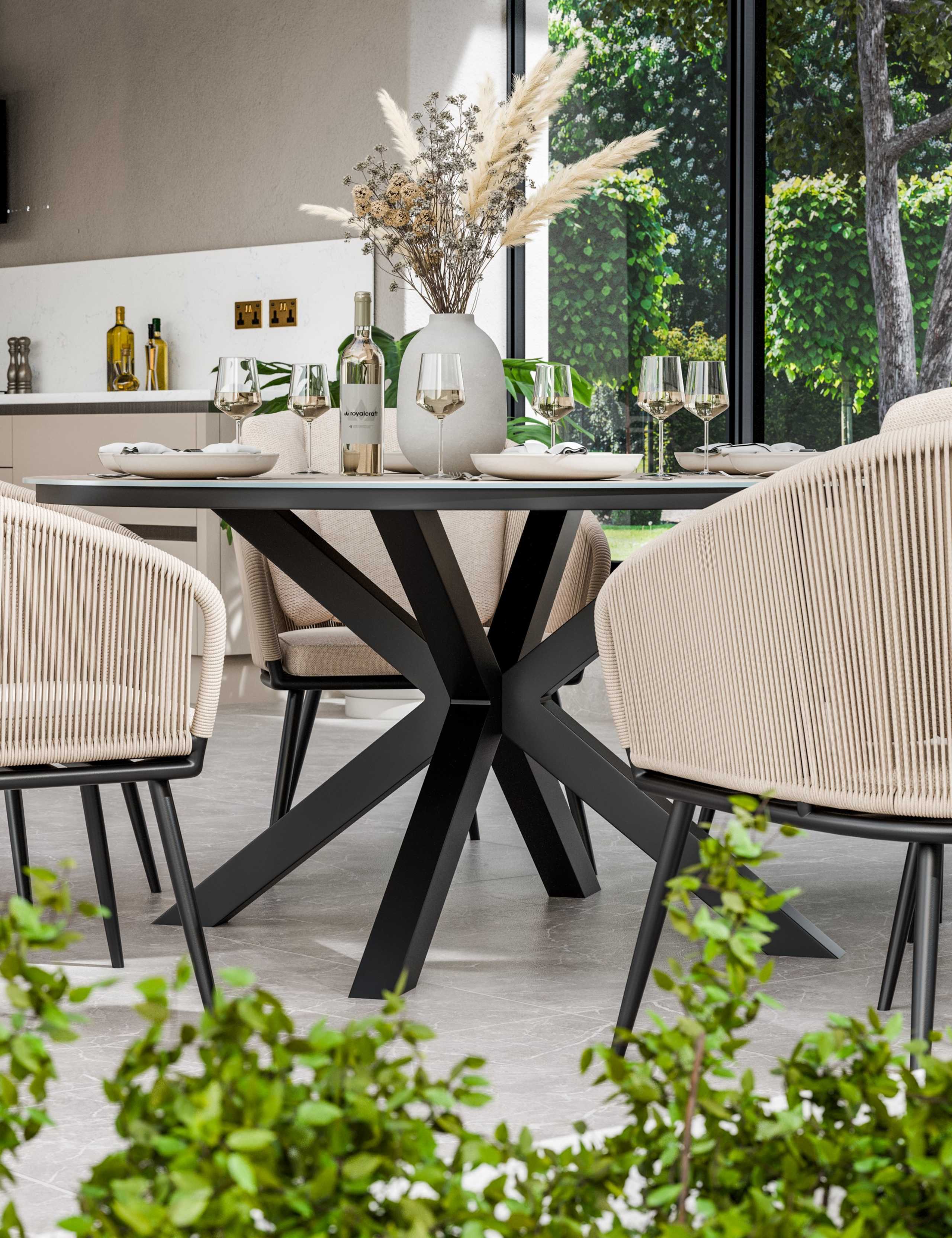 Bali 6 Seater Dining Set 2 of 7