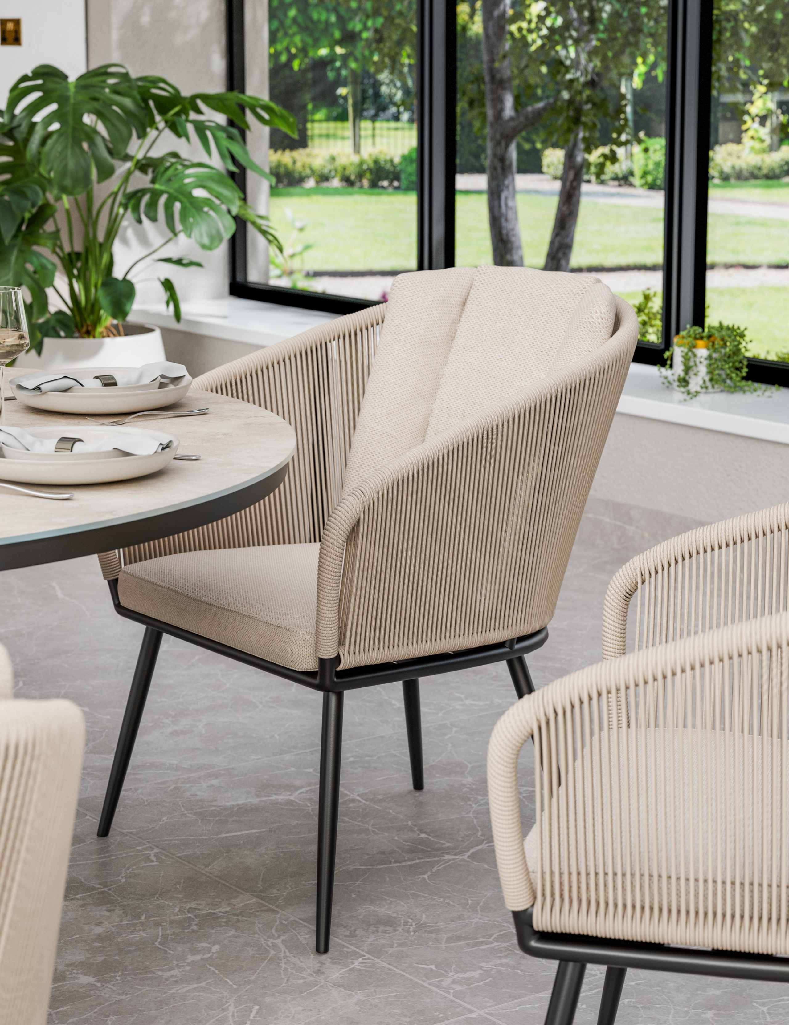 Bali 6 Seater Dining Set 3 of 7