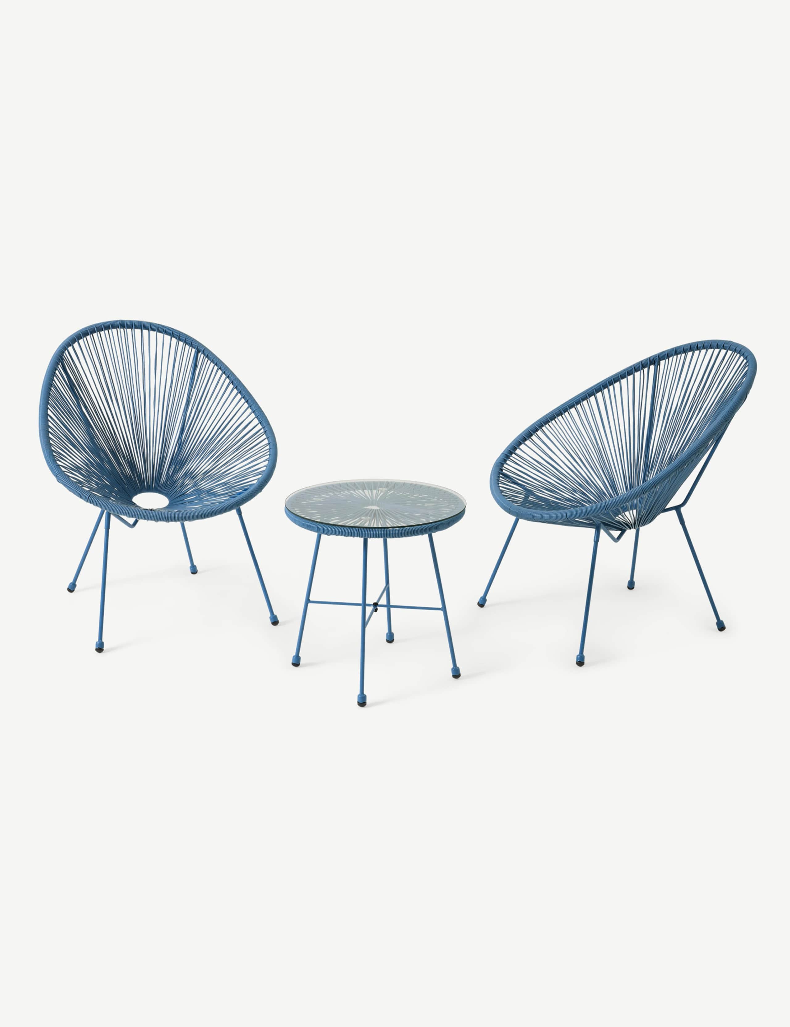 Monaco Rattan Bistro Table and 2 Chairs 2 of 7