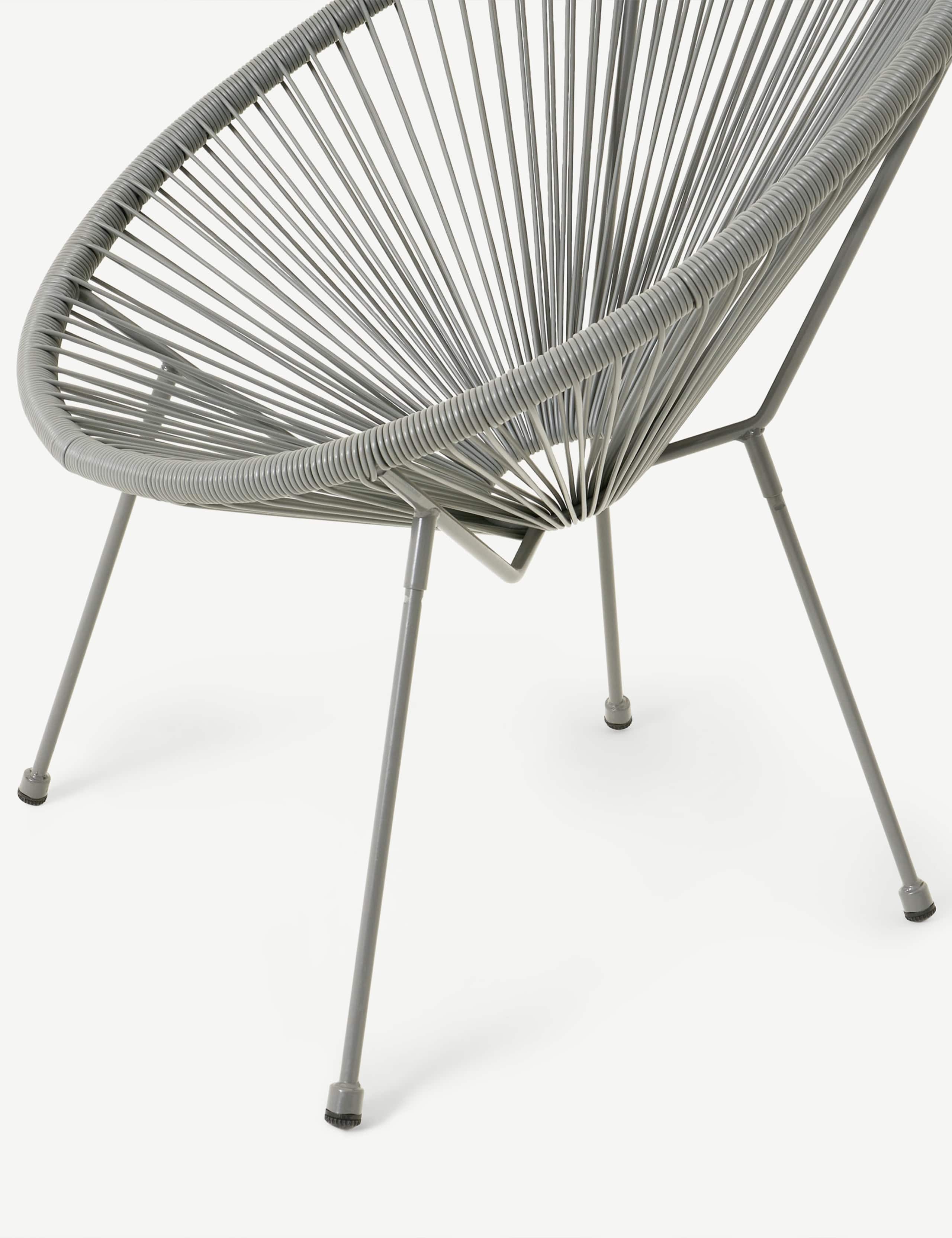 Monaco Rattan Bistro Table and 2 Chairs 5 of 7