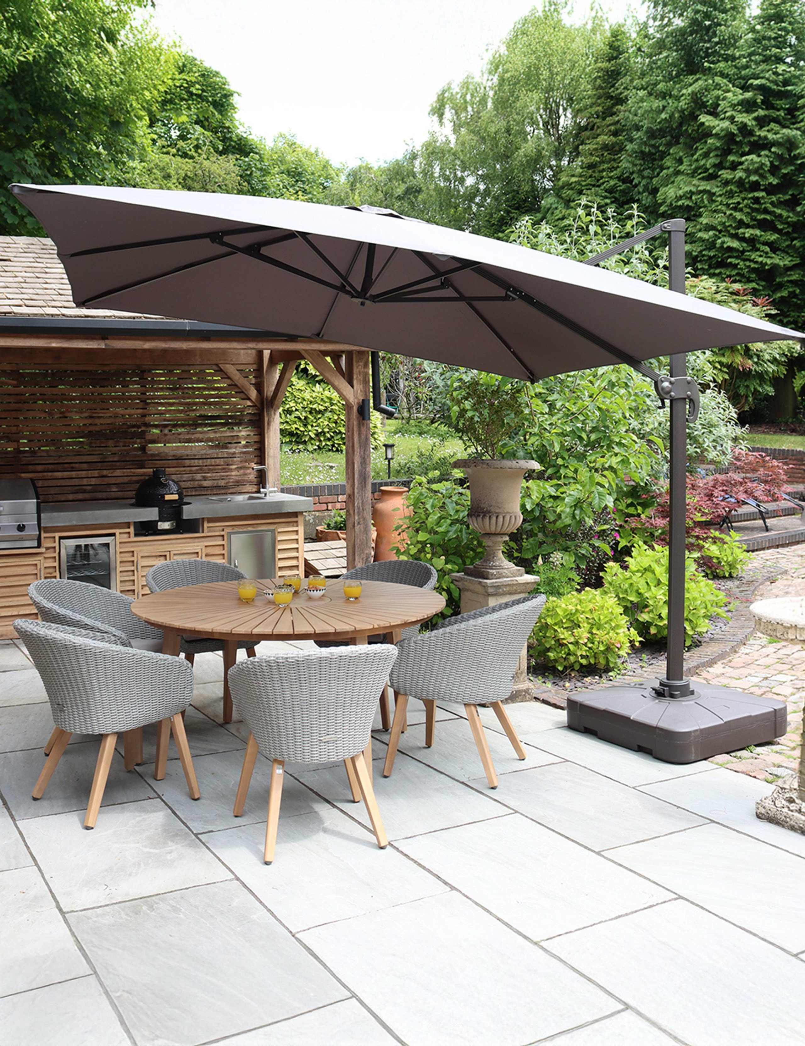 Square Parasol with Base 1 of 9