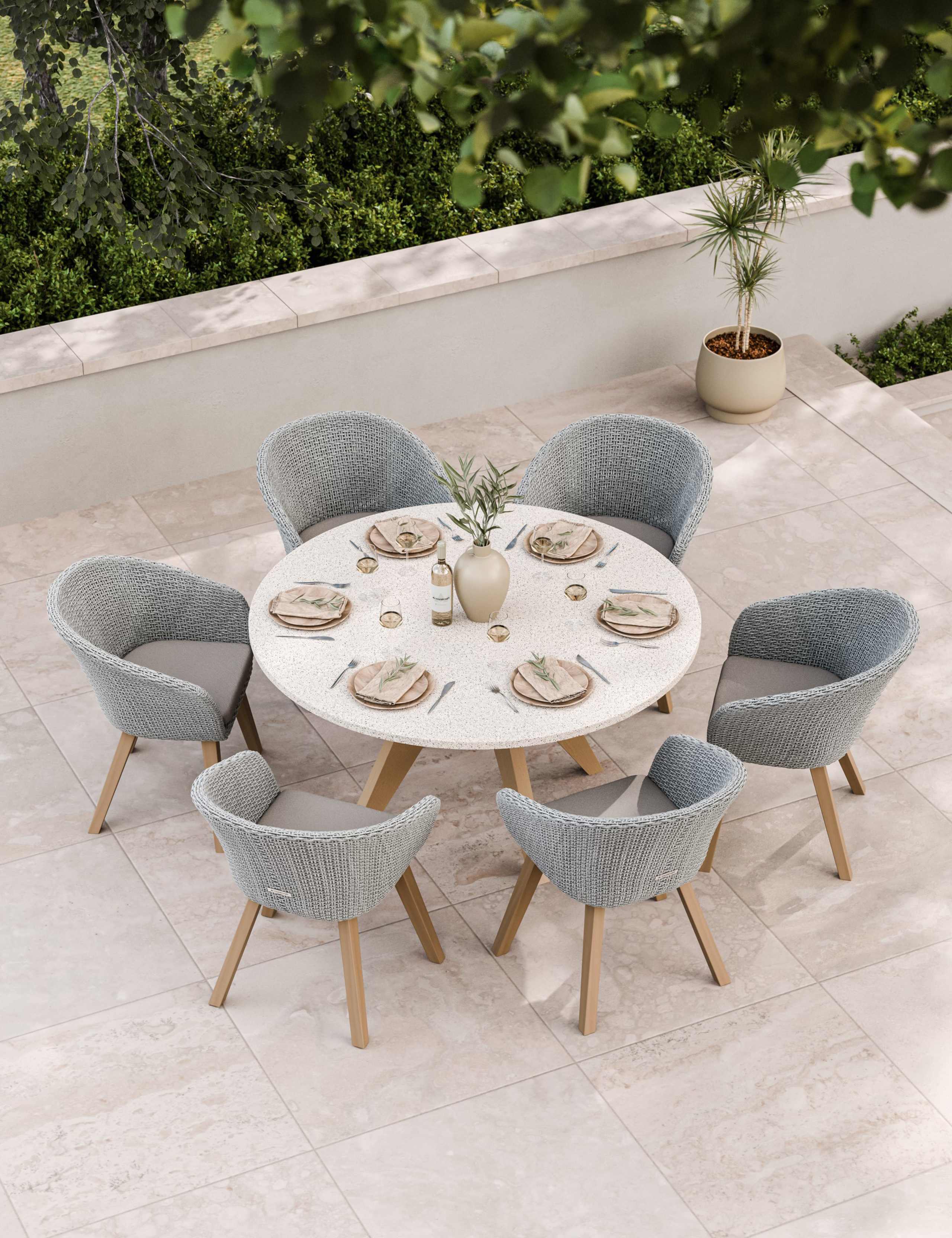 Astral 6 Seater Dining Set 1 of 7