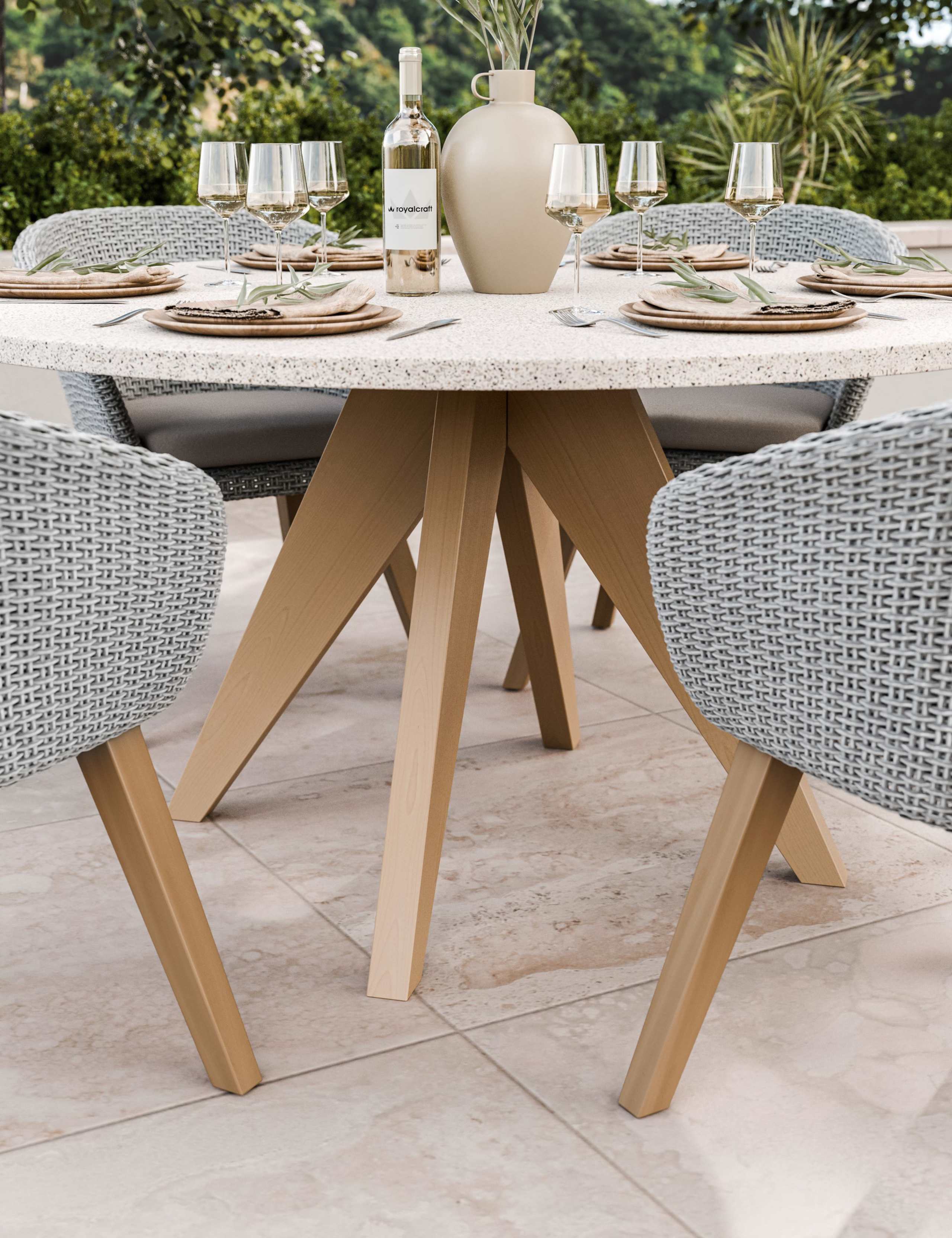 Astral 6 Seater Dining Set 4 of 7