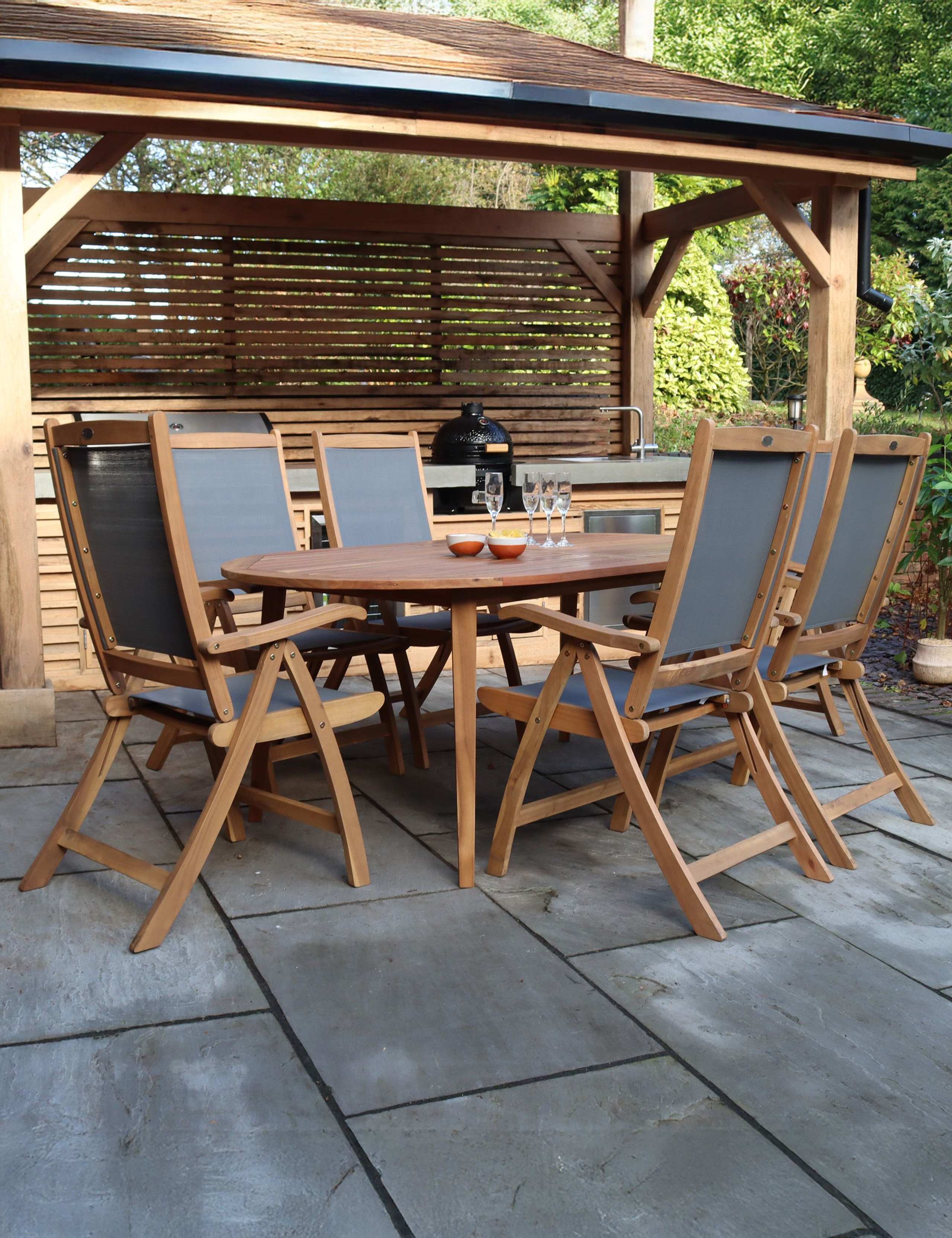 Ellipse Henley 6 Seater Dining Set 3 of 6