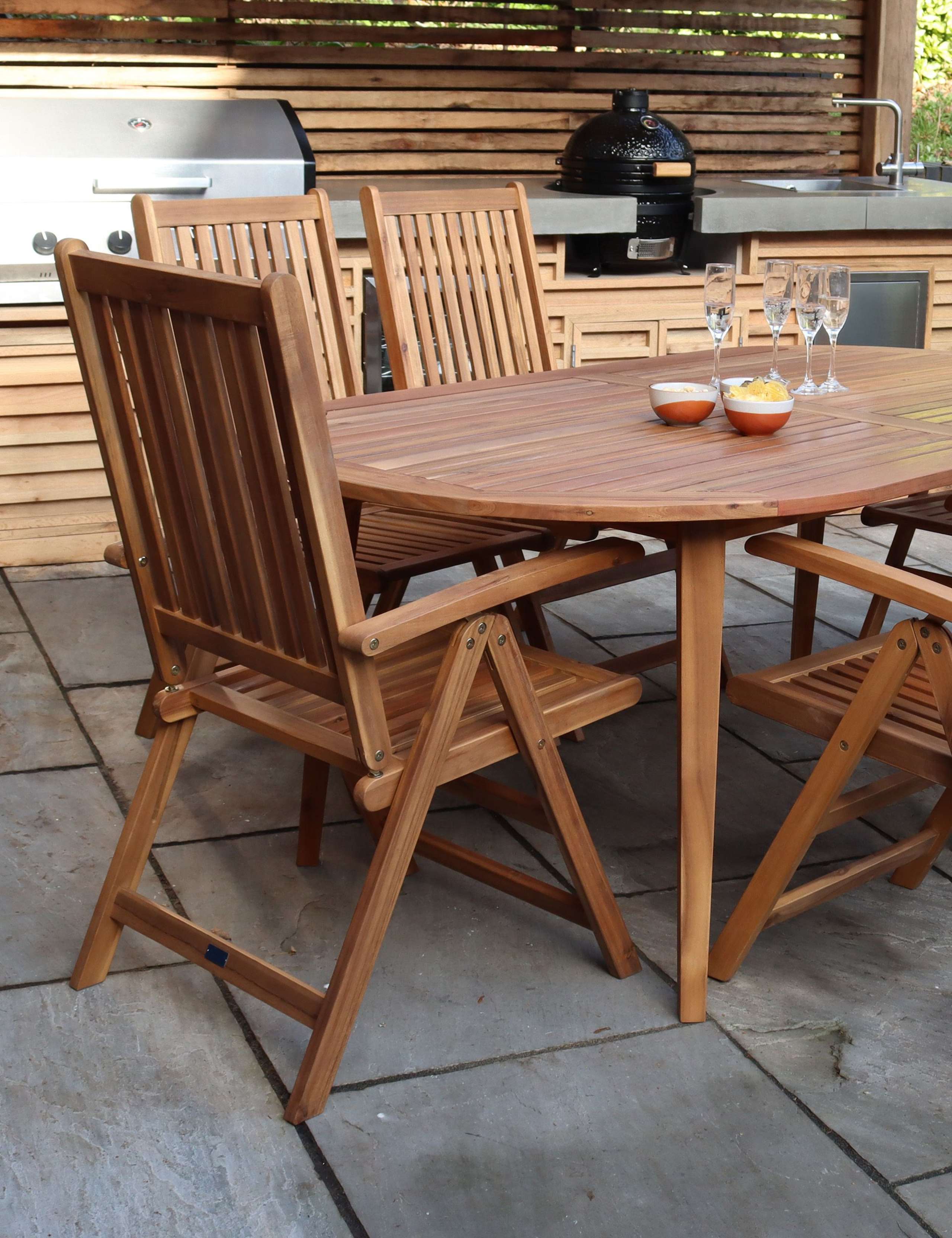 Ellipse Manhattan 6 Seater Dining Set 3 of 8