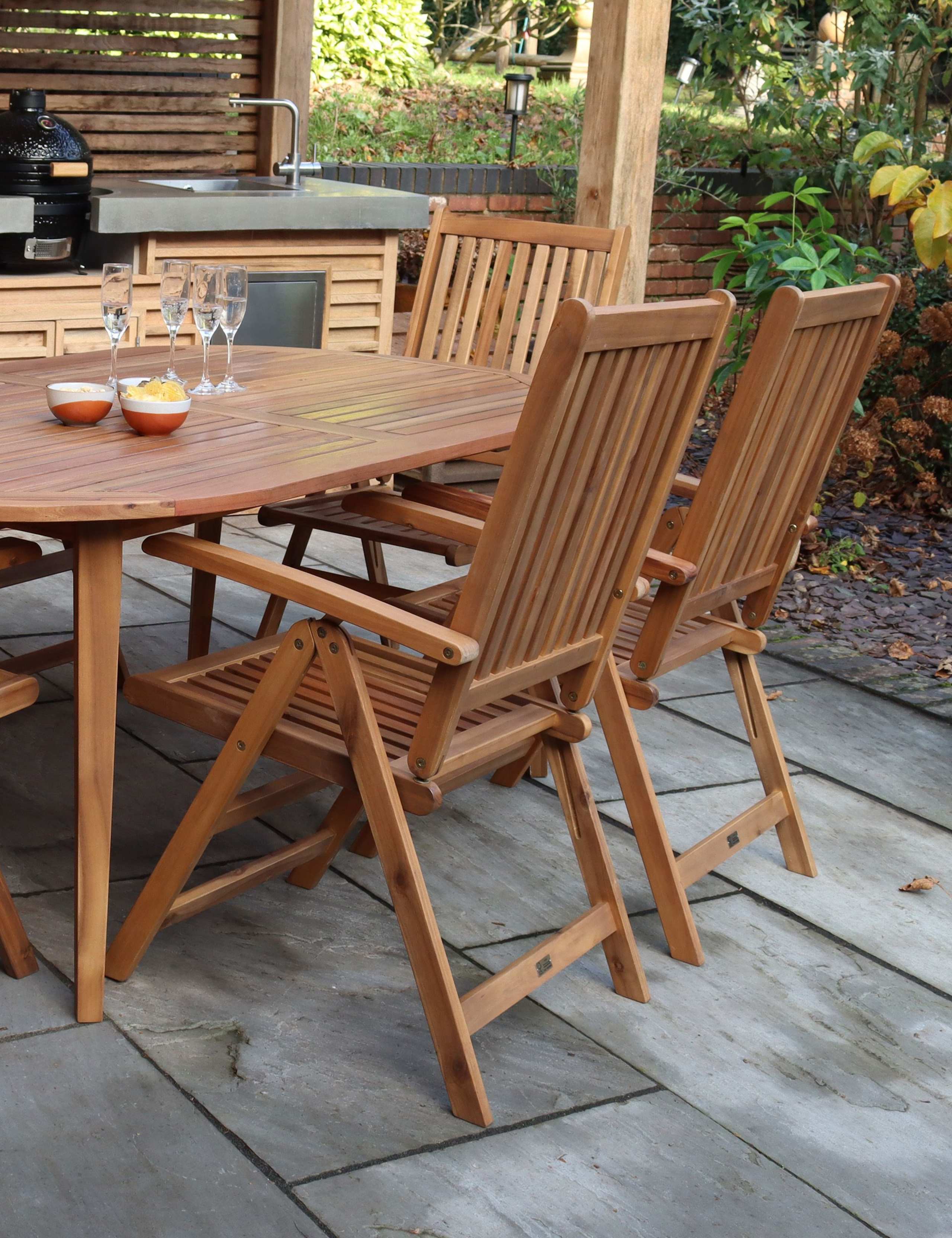 Ellipse Manhattan 6 Seater Dining Set 4 of 8