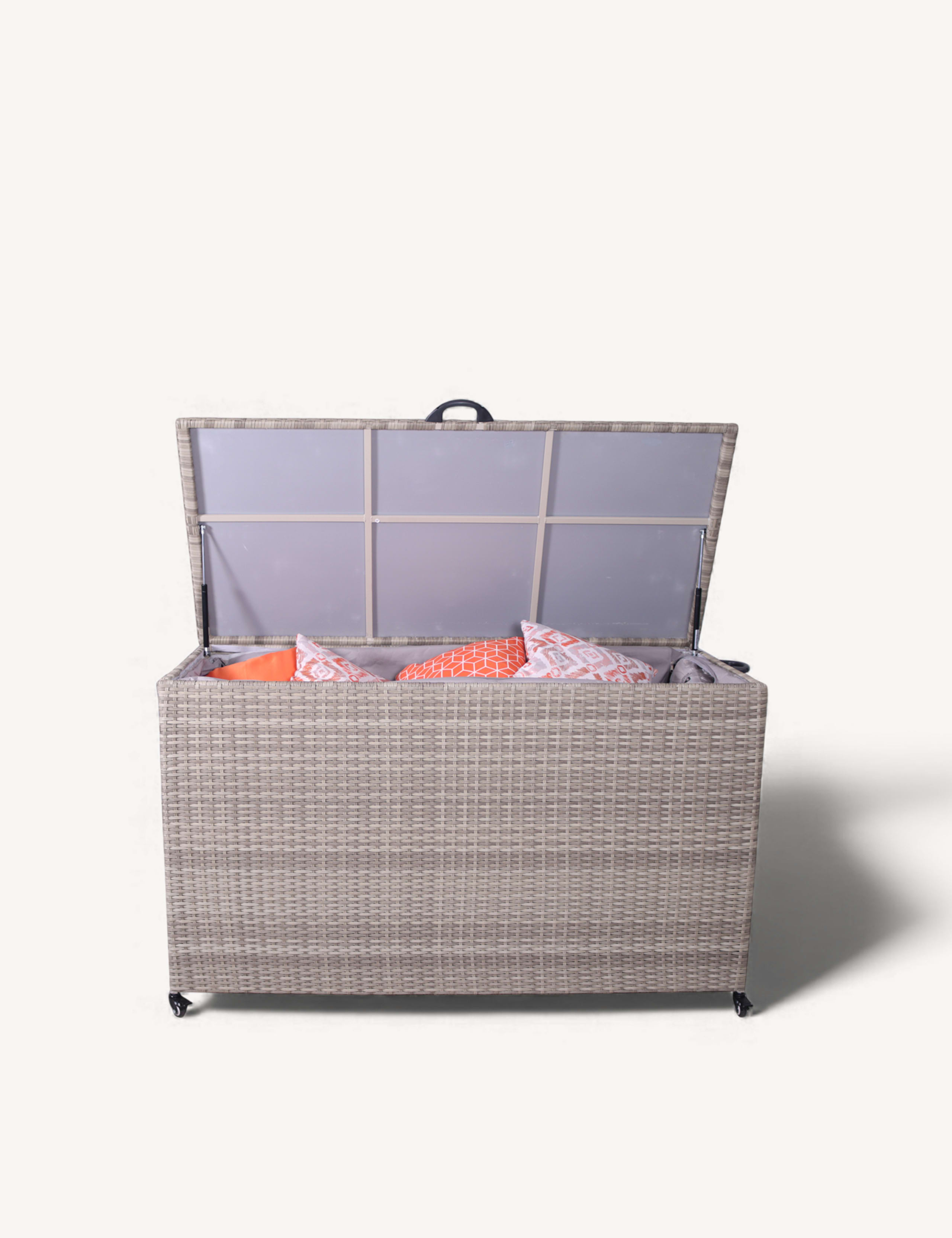 Rattan Outdoor Cushion Storage Box 826L 4 of 10