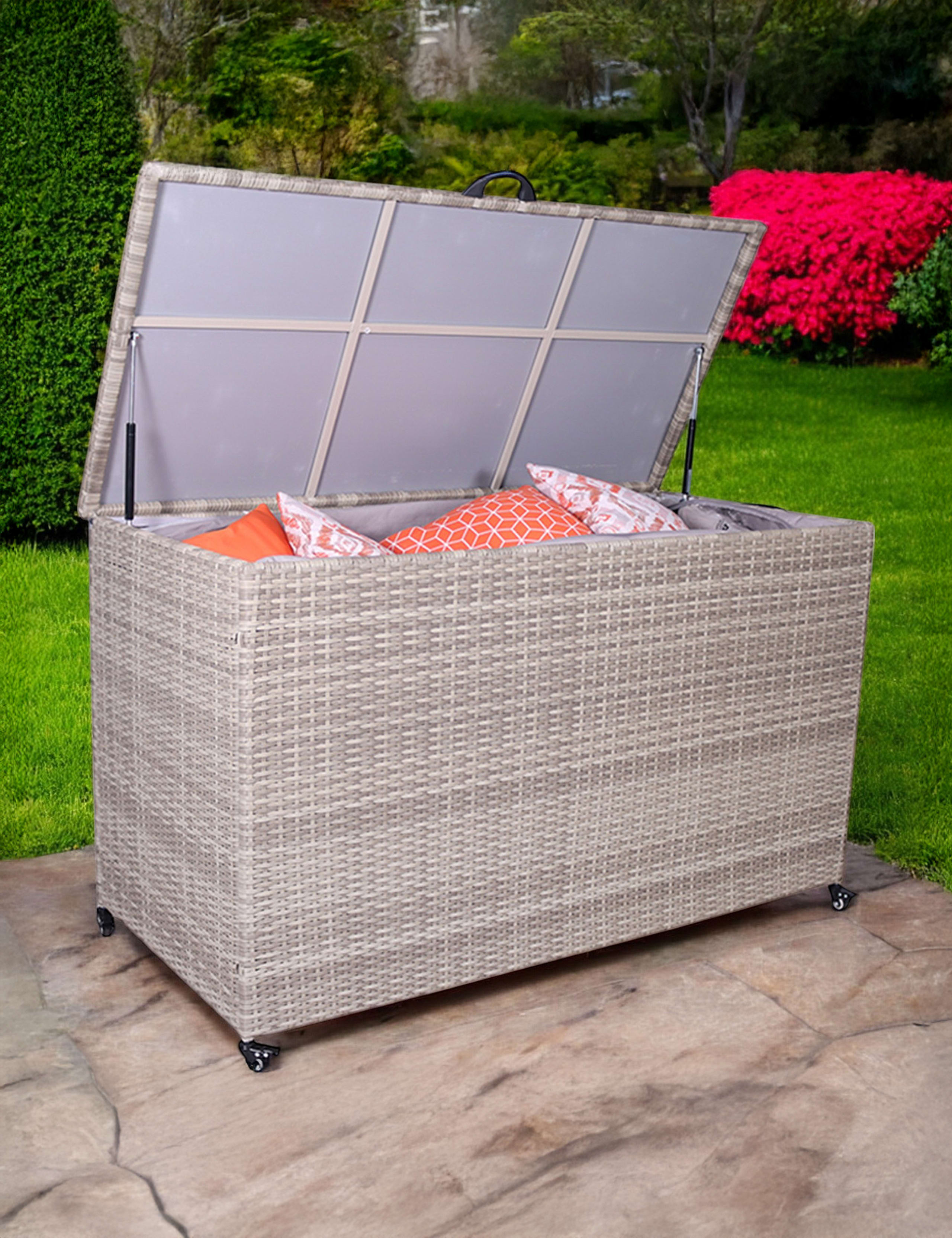 Rattan Outdoor Cushion Storage Box 826L 5 of 10
