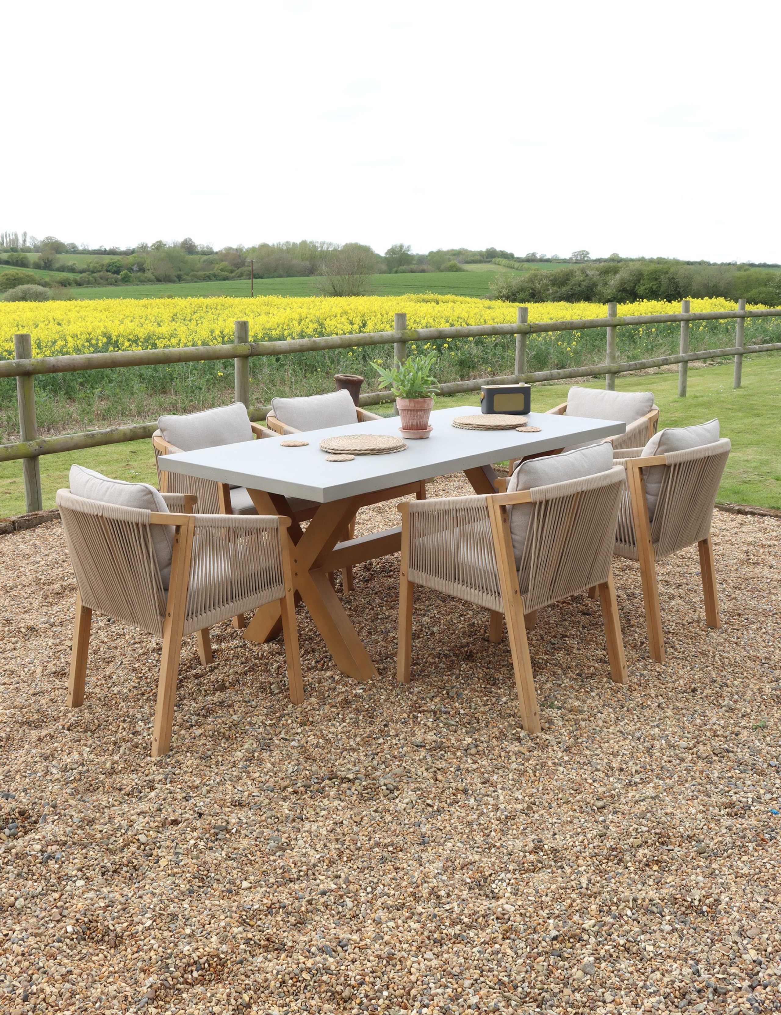 Luna 6 Seater Dining Set 3 of 5