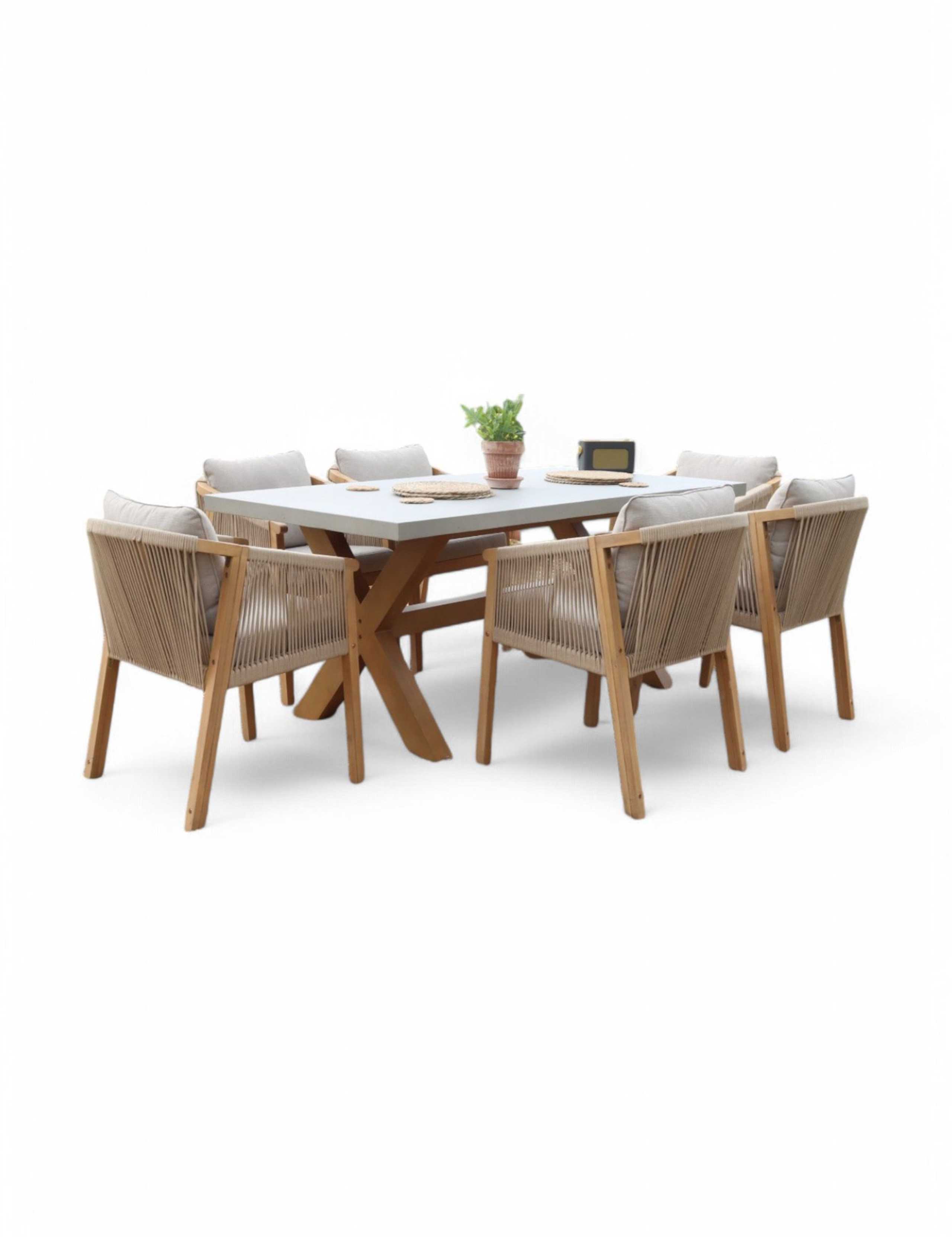 Luna 6 Seater Dining Set 2 of 5