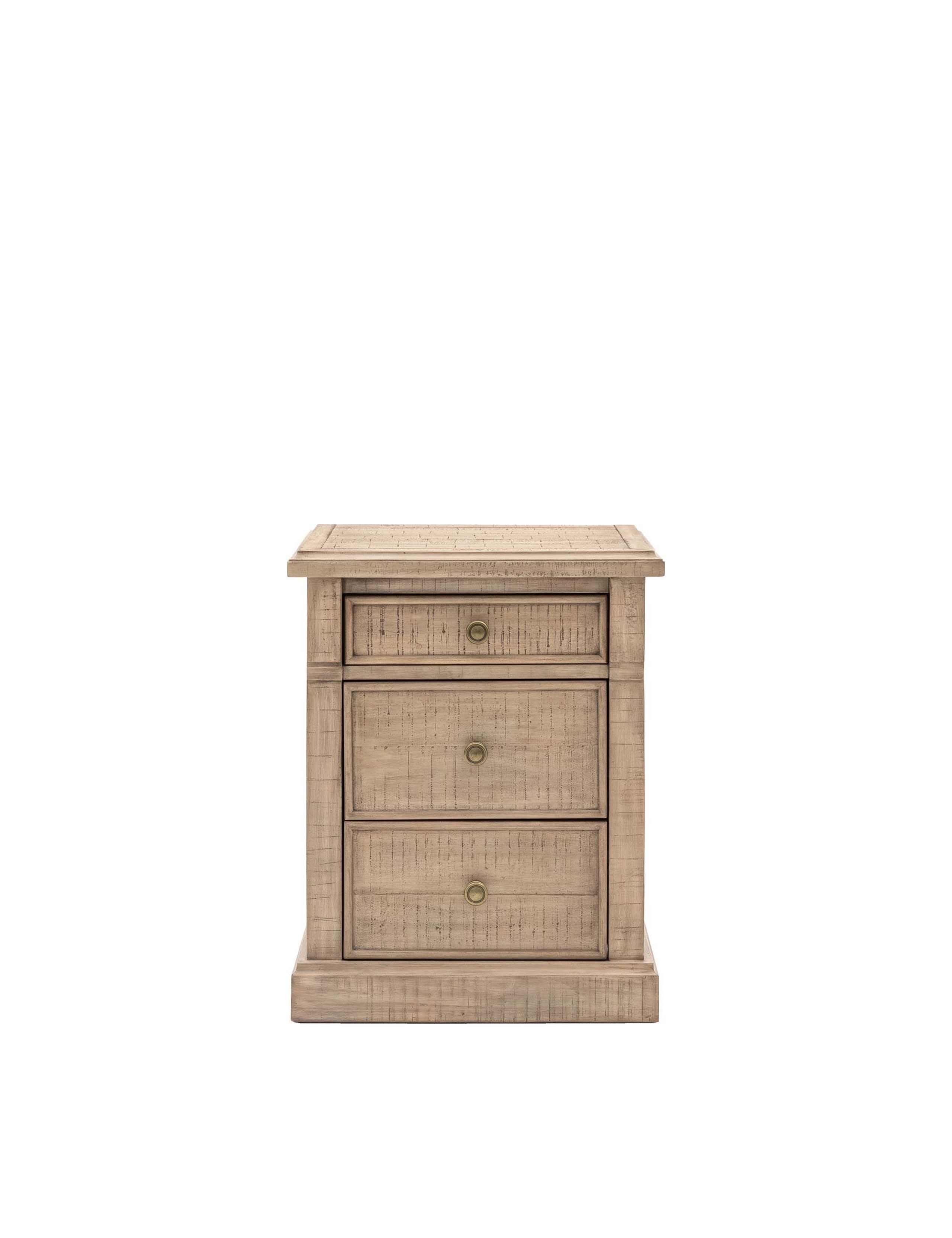 Vancouver 3 Drawer Bedside Table 2 of 10