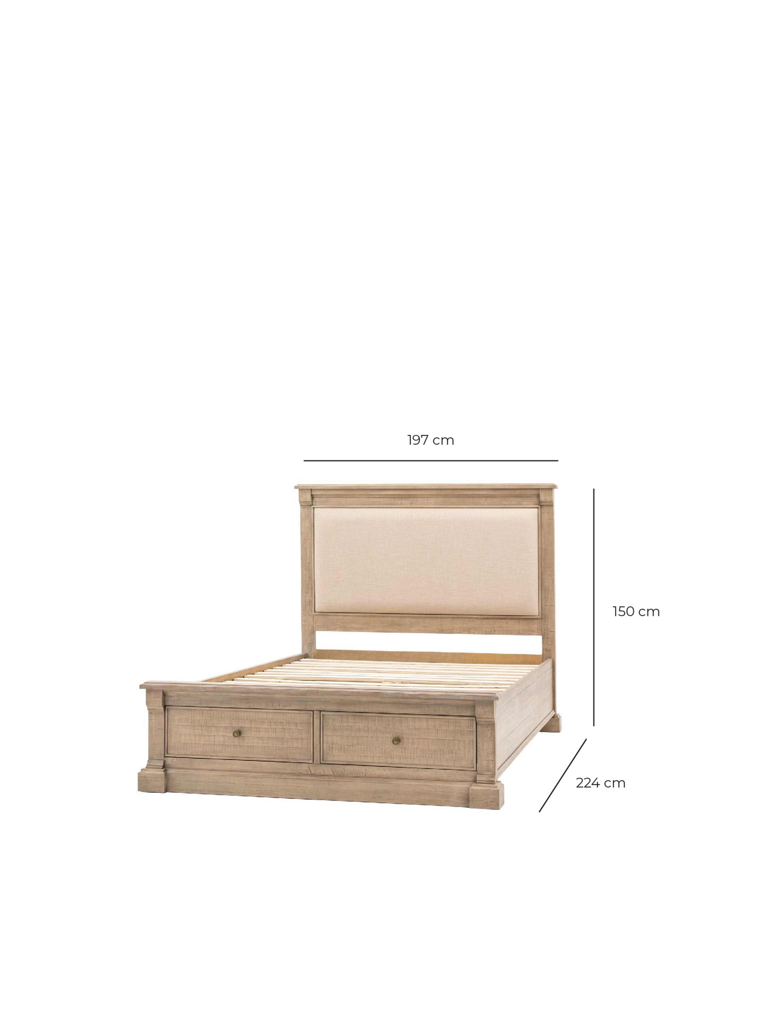 Vancouver 2 Drawer 6' Storage Bed 3 of 10