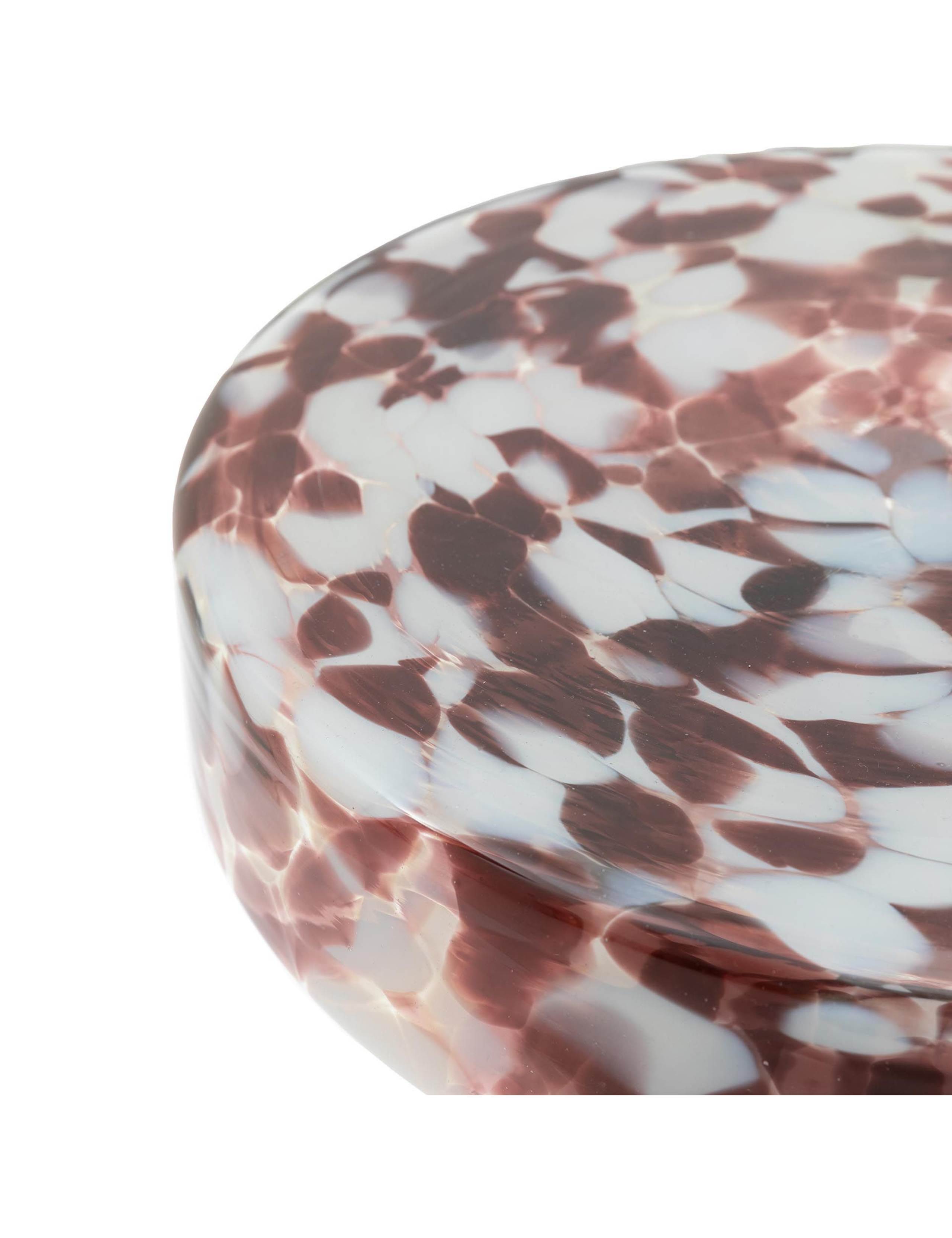 Murano Leopard Glass Round Side Table 7 of 7