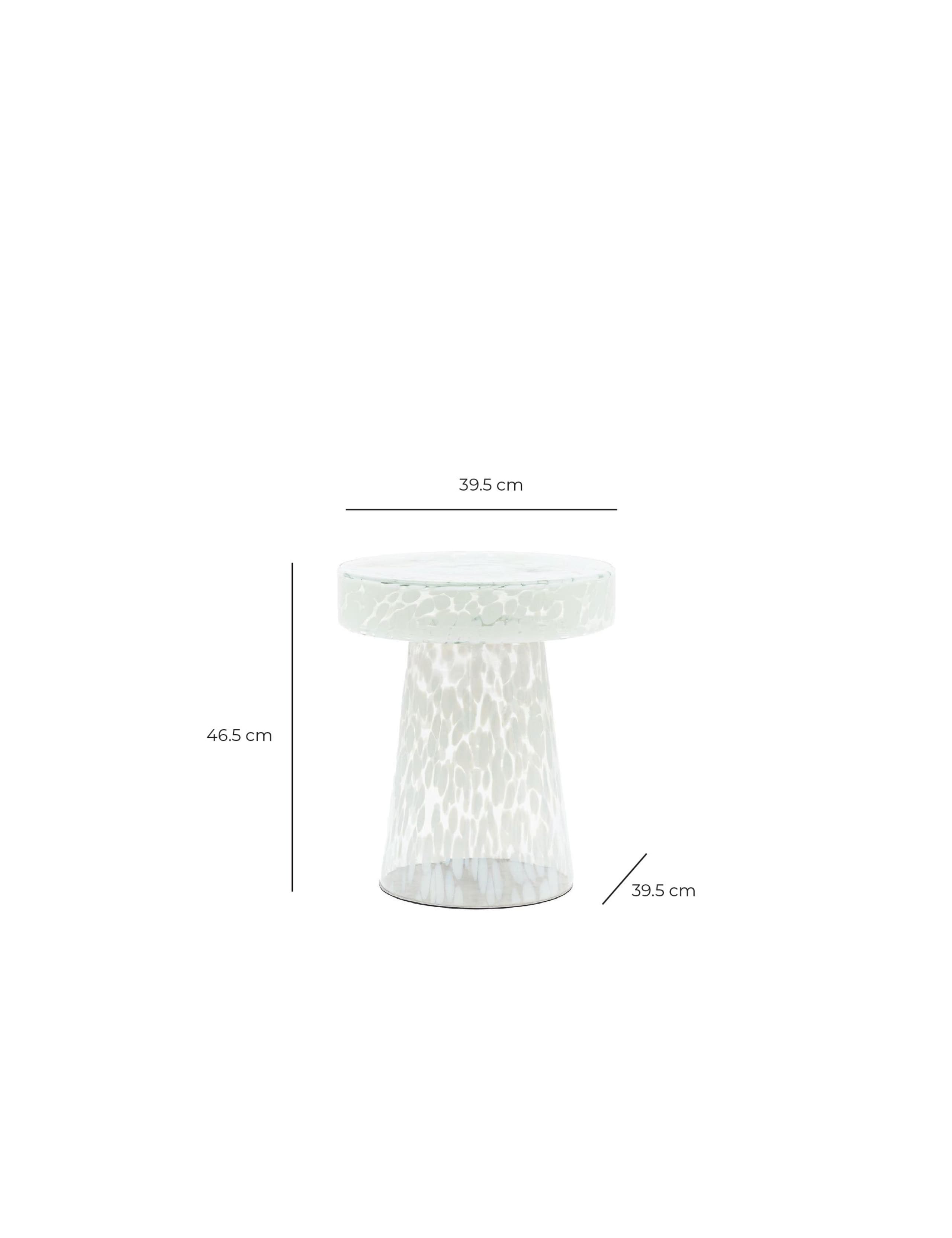 Murano Glass Round Side Table 3 of 4