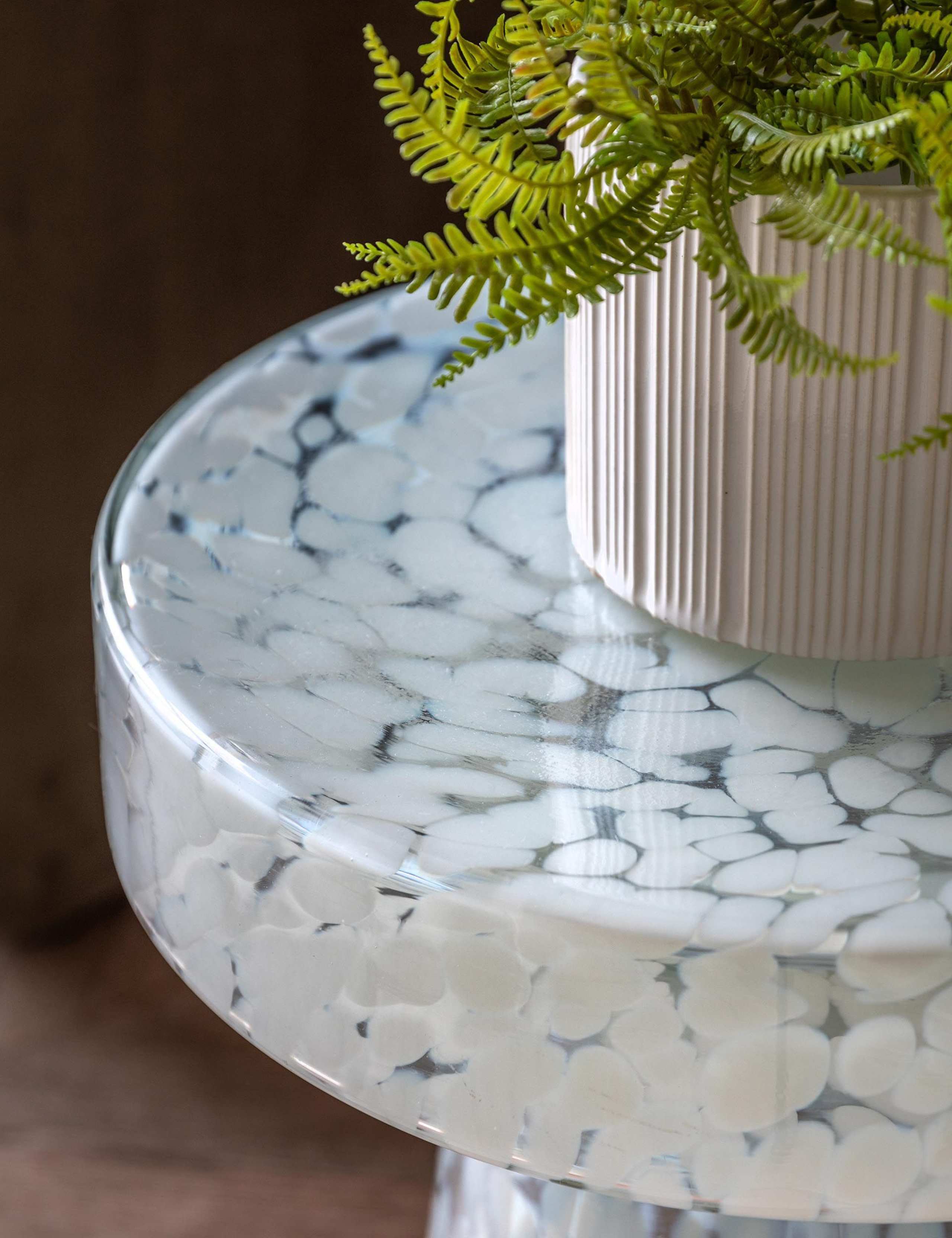 Murano Glass Round Side Table 4 of 4