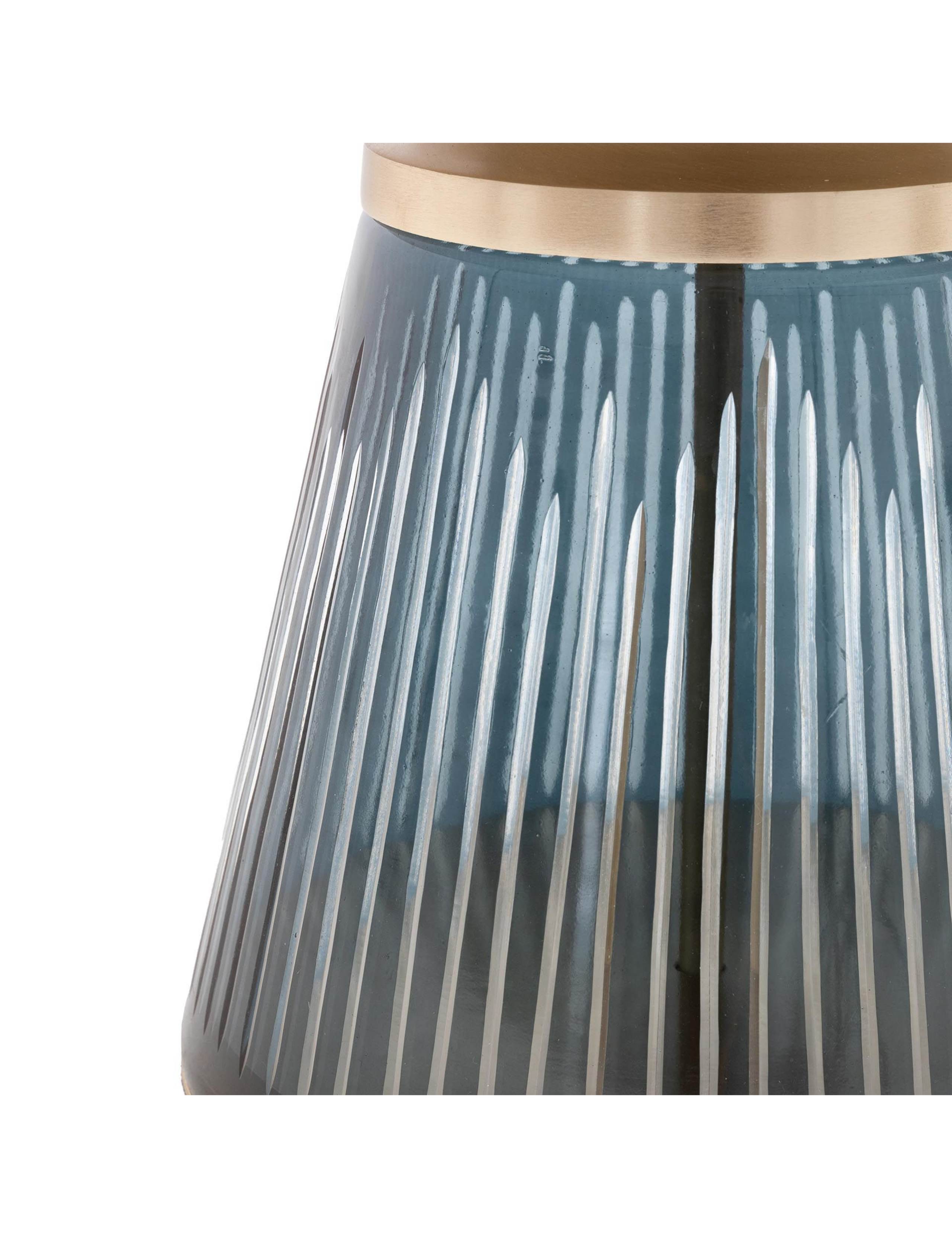 Seville Marble Top Metal & Glass Coffee Table 6 of 7