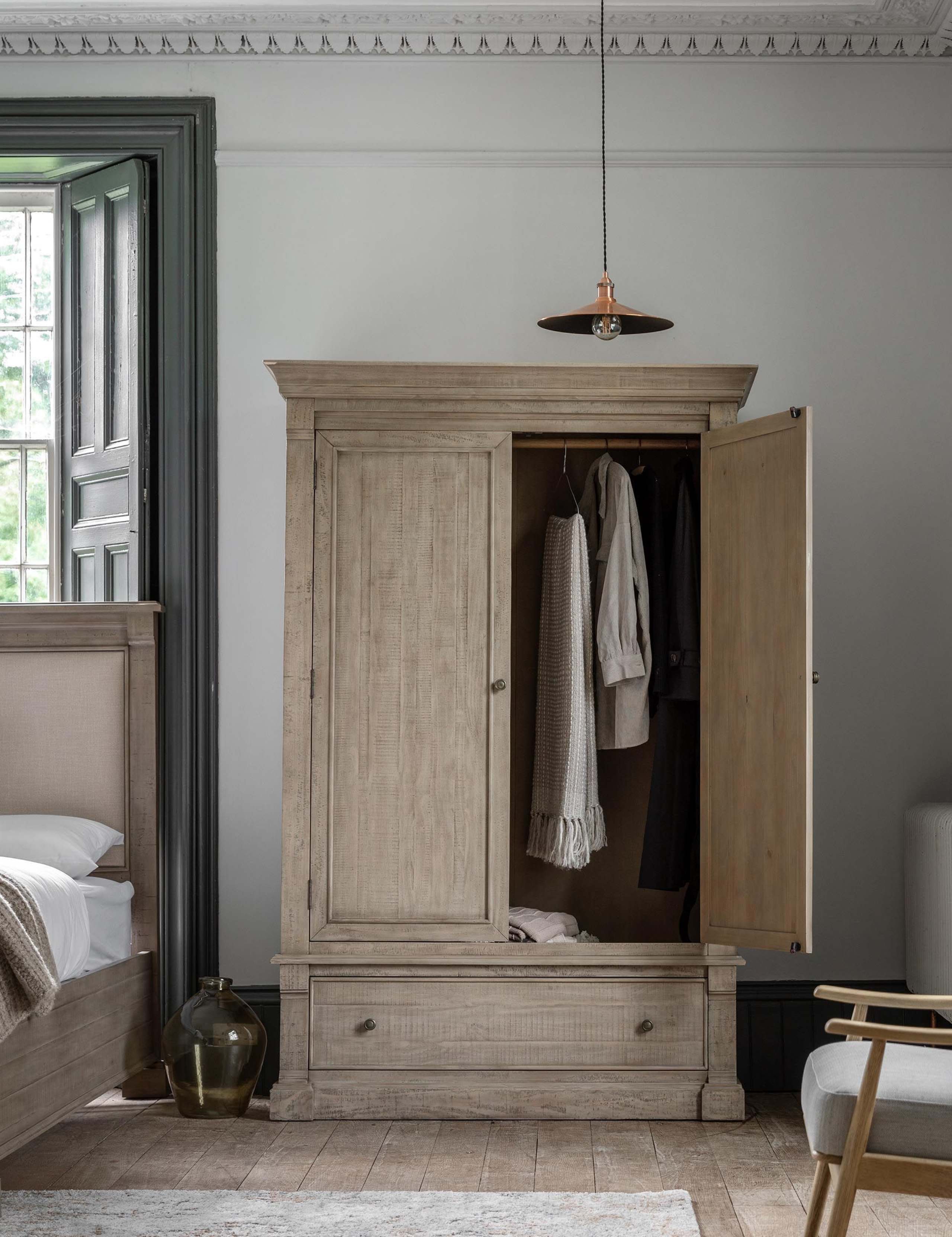 Vancouver 1 Drawer Double Wardrobe 3 of 11