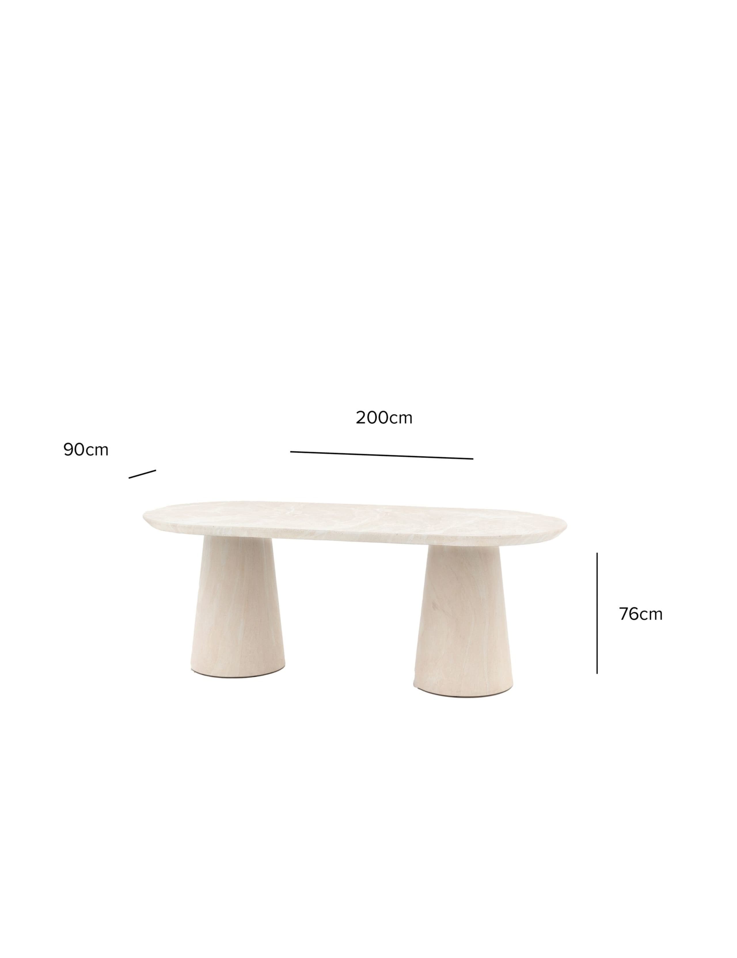 Pedra 8 Seater Dining Table 9 of 9