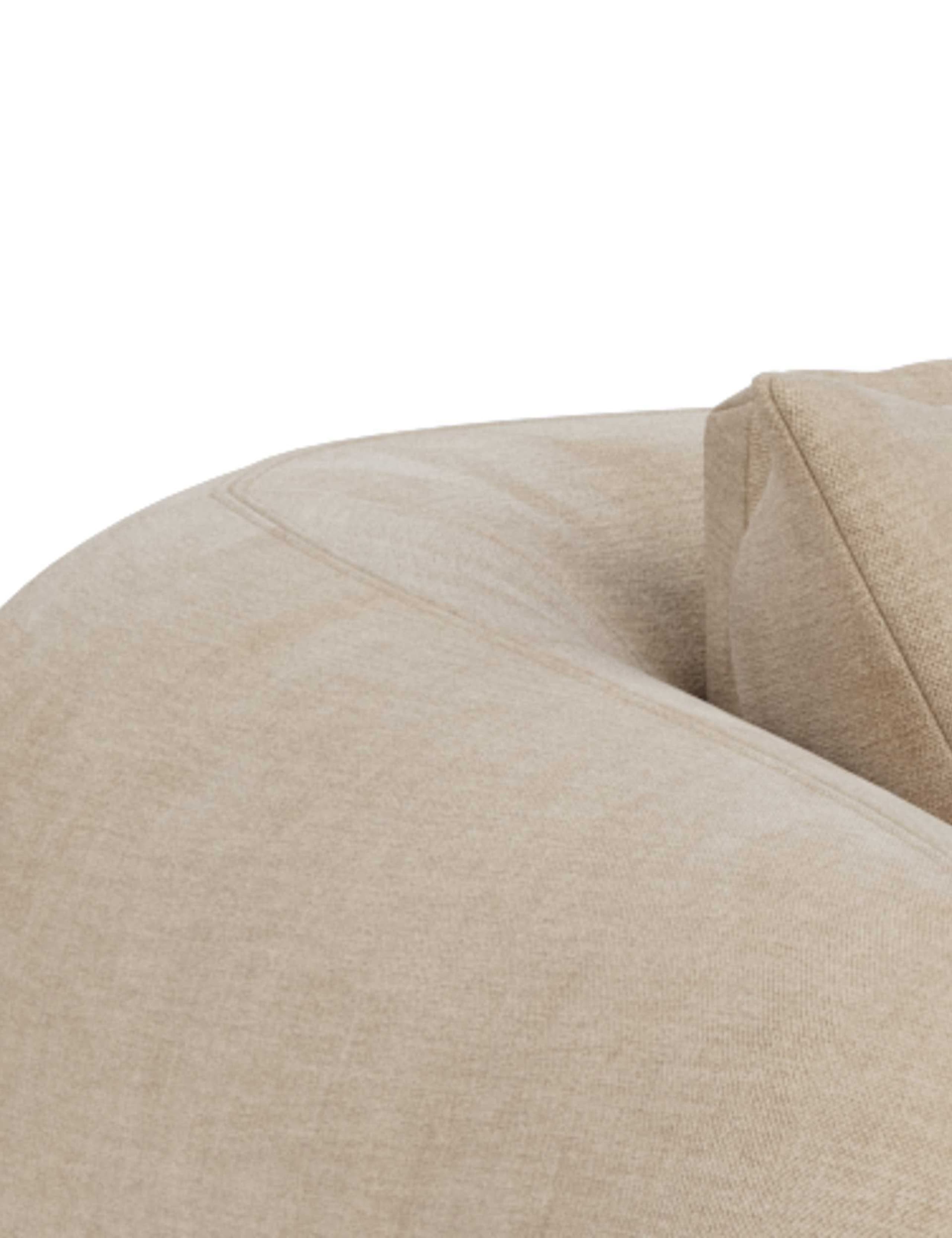 Cocoon Chenille 3 Seater Curved Sofa 6 of 7
