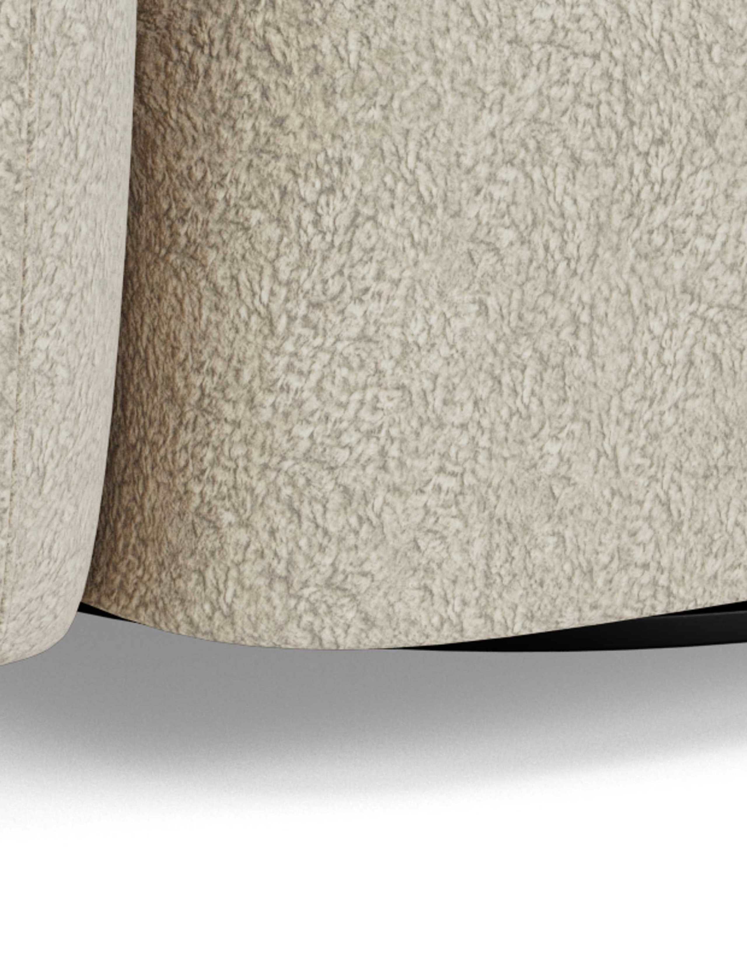 Cocoon Faux Sheepskin Swivel Snuggle Chair 8 of 9