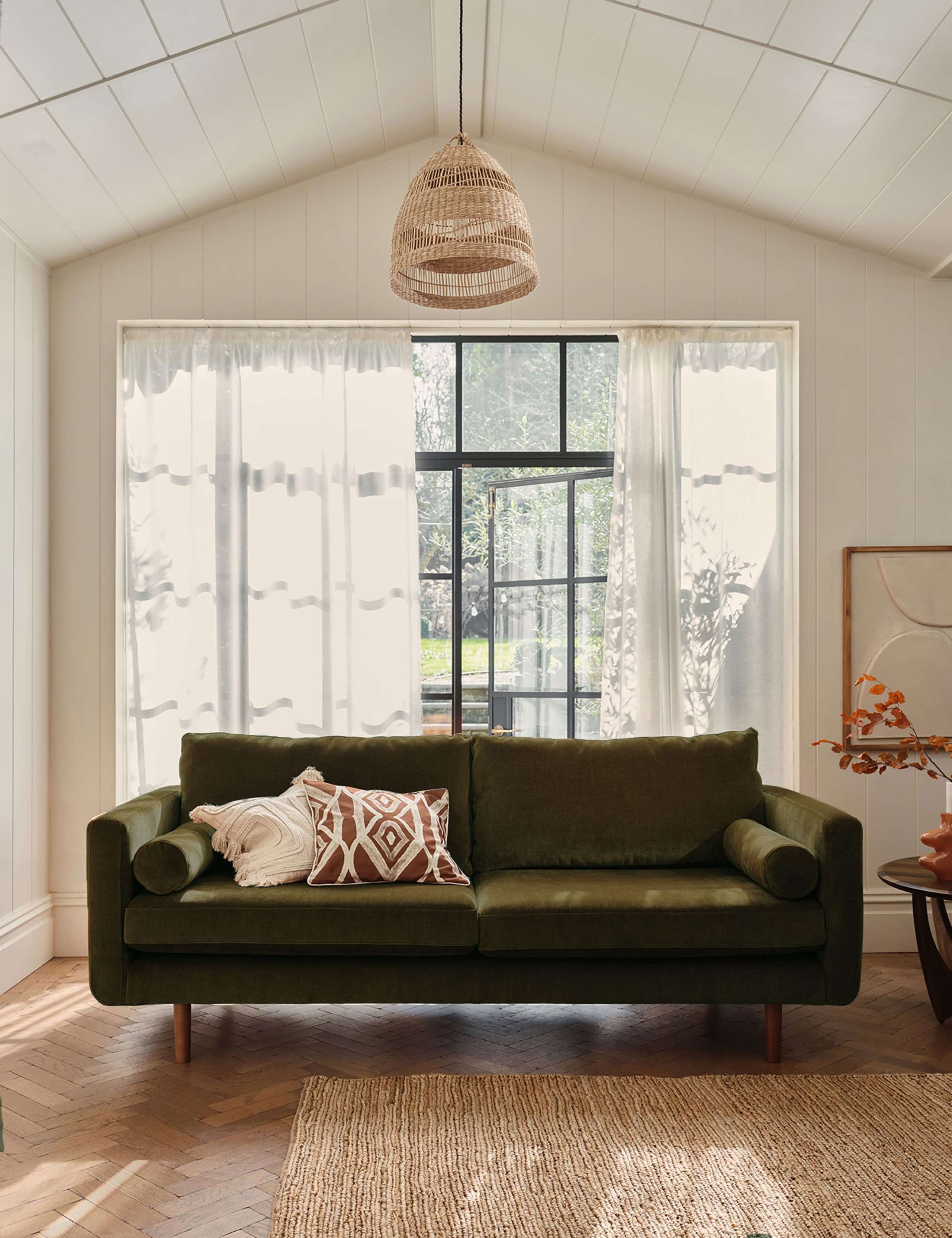 Moore Chenille Extra Large 3 Seater Sofa 1 of 7