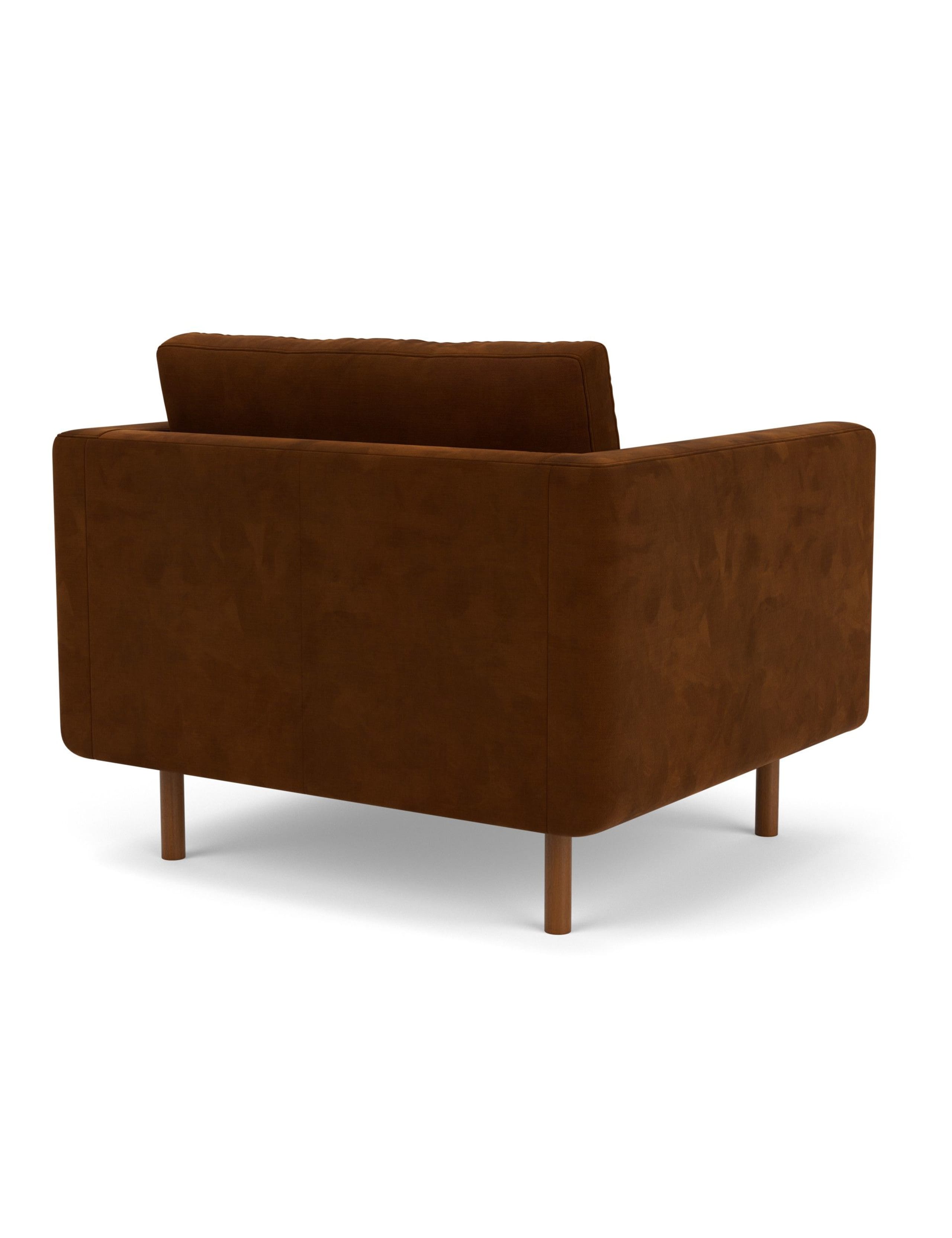 Moore Chenille Snuggle Chair 6 of 6