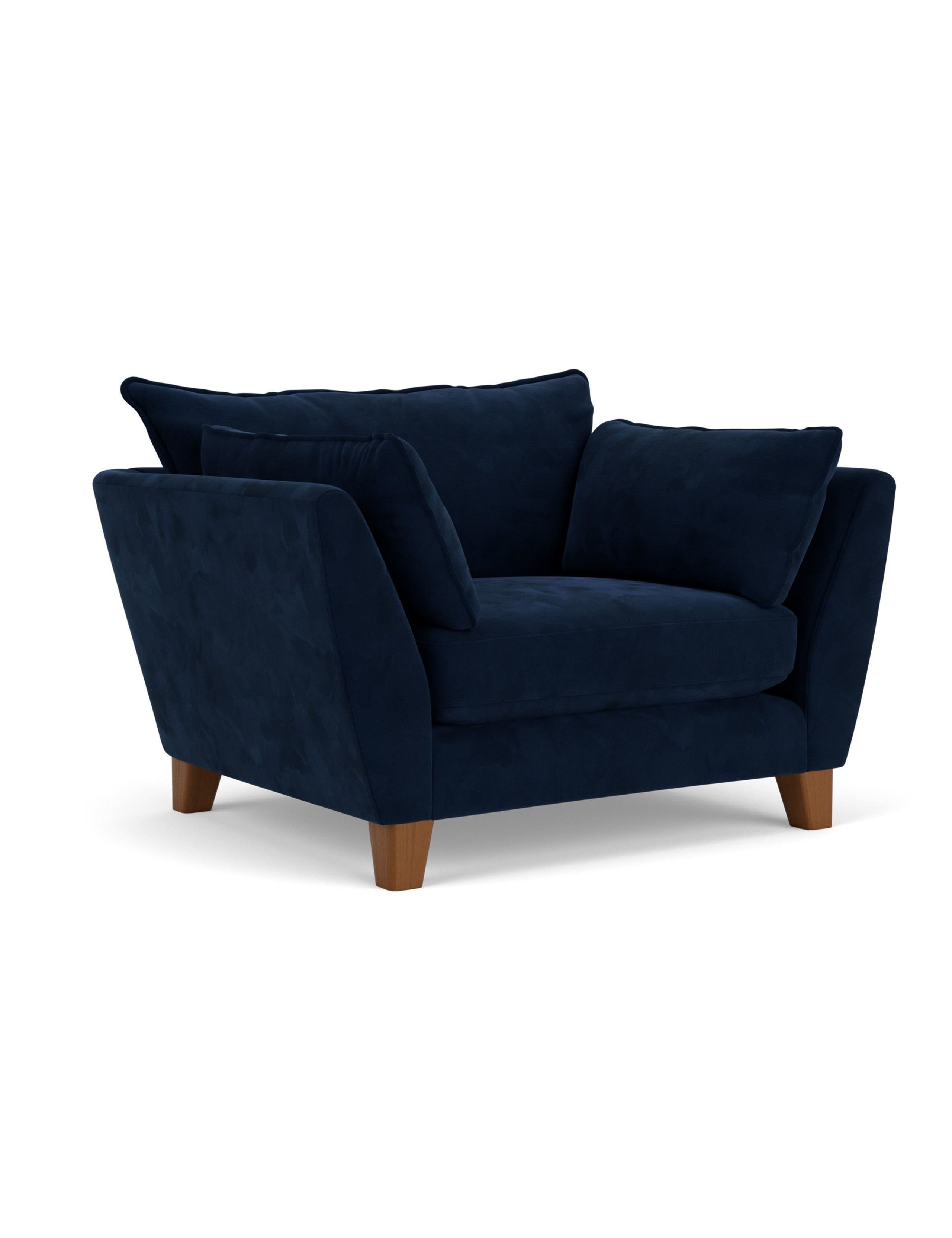 Irving Chenille Snuggle Chair 3 of 4