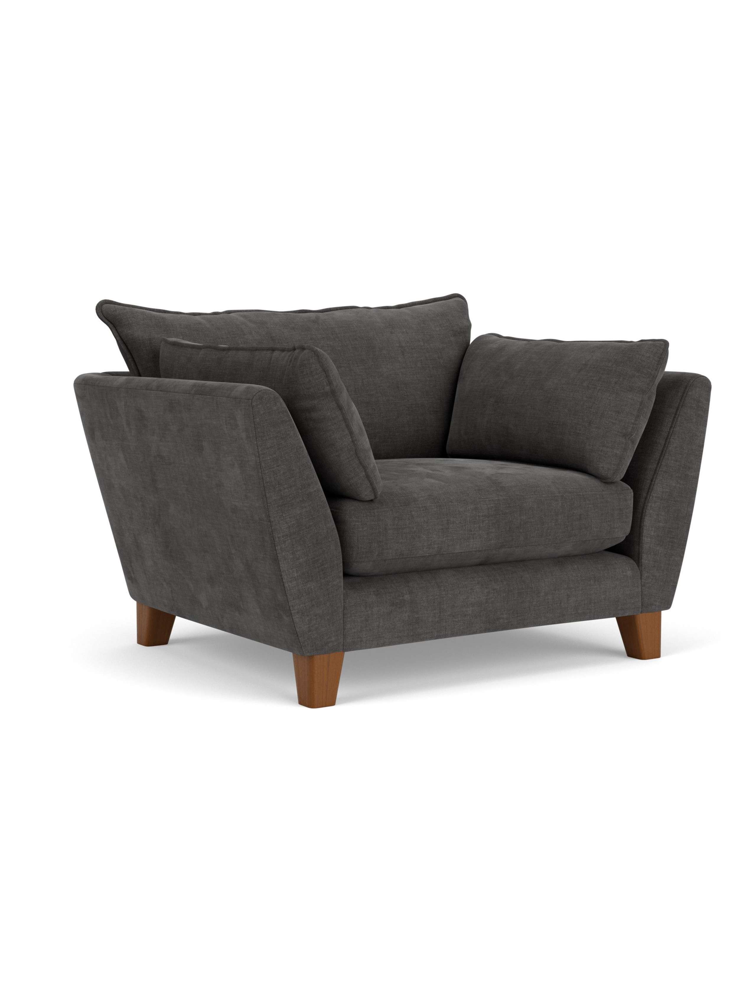 Irving Chenille Snuggle Chair 3 of 7