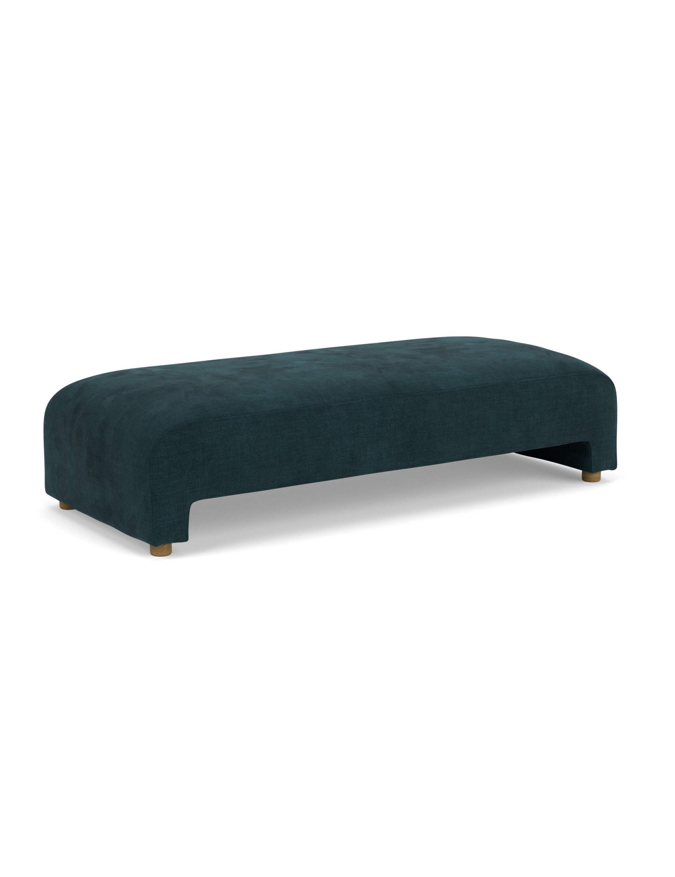 Orson Chenille Footstool 2 of 6