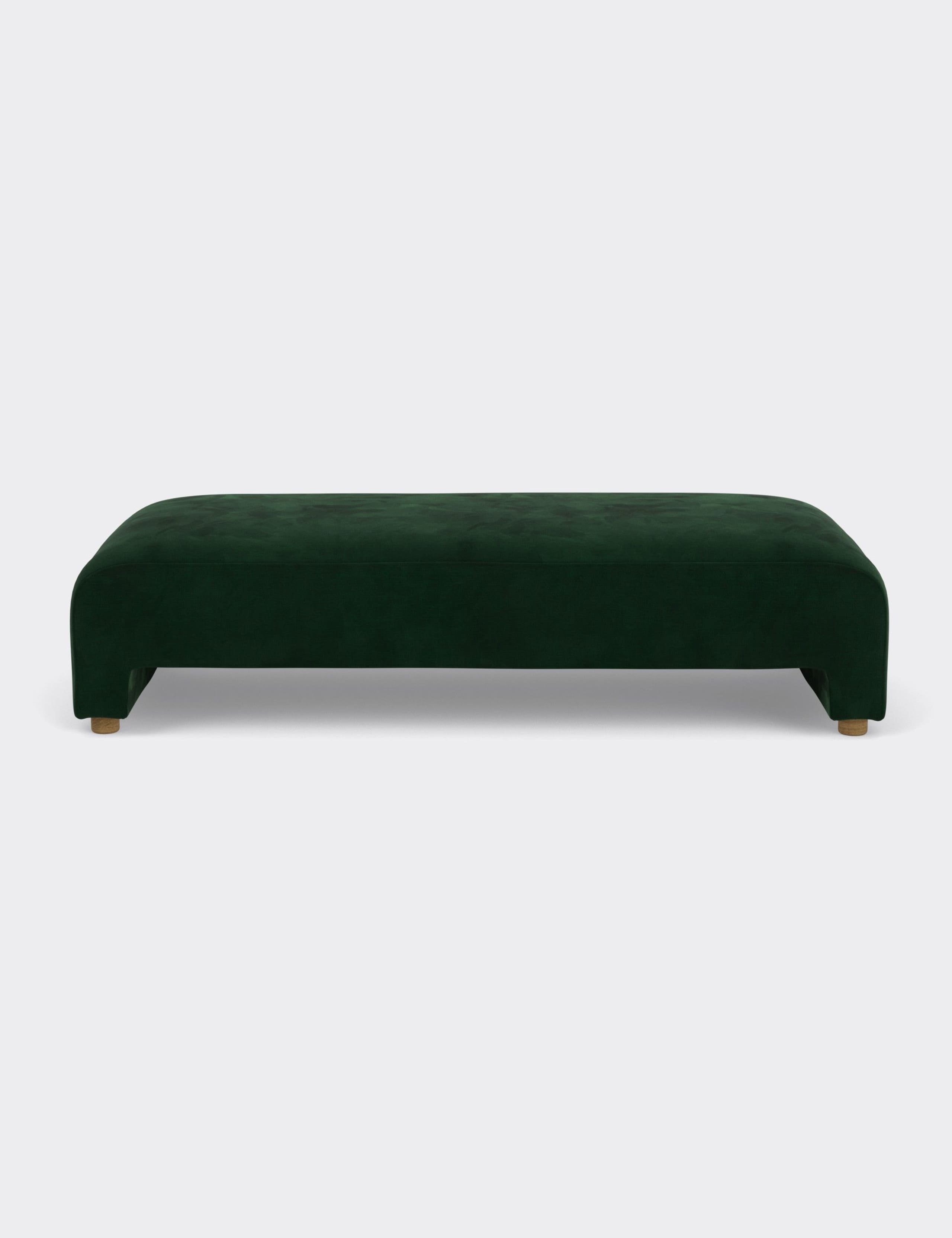Orson Chenille Footstool 2 of 4