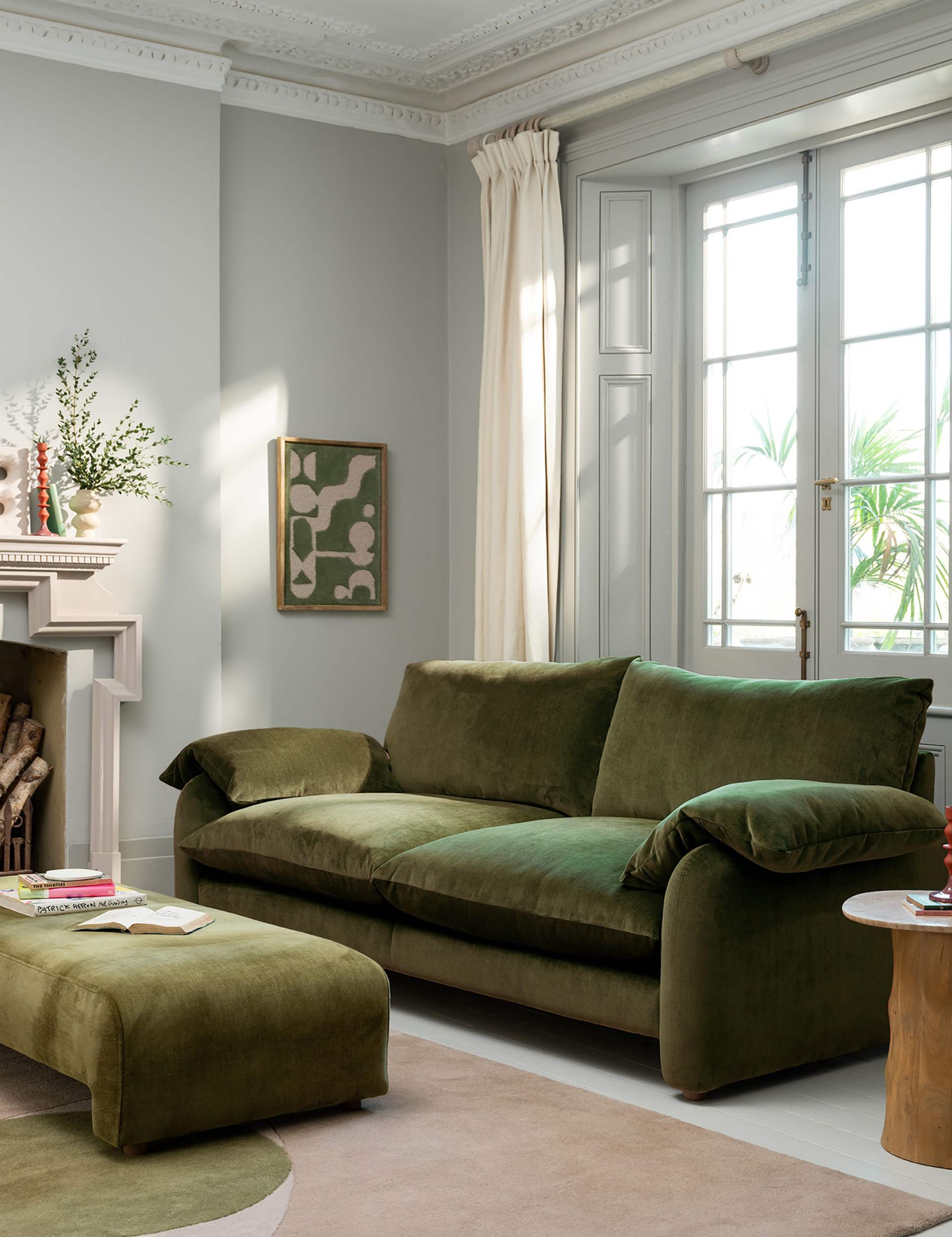 Orson Chenille Grand 4 Seater Sofa 1 of 8