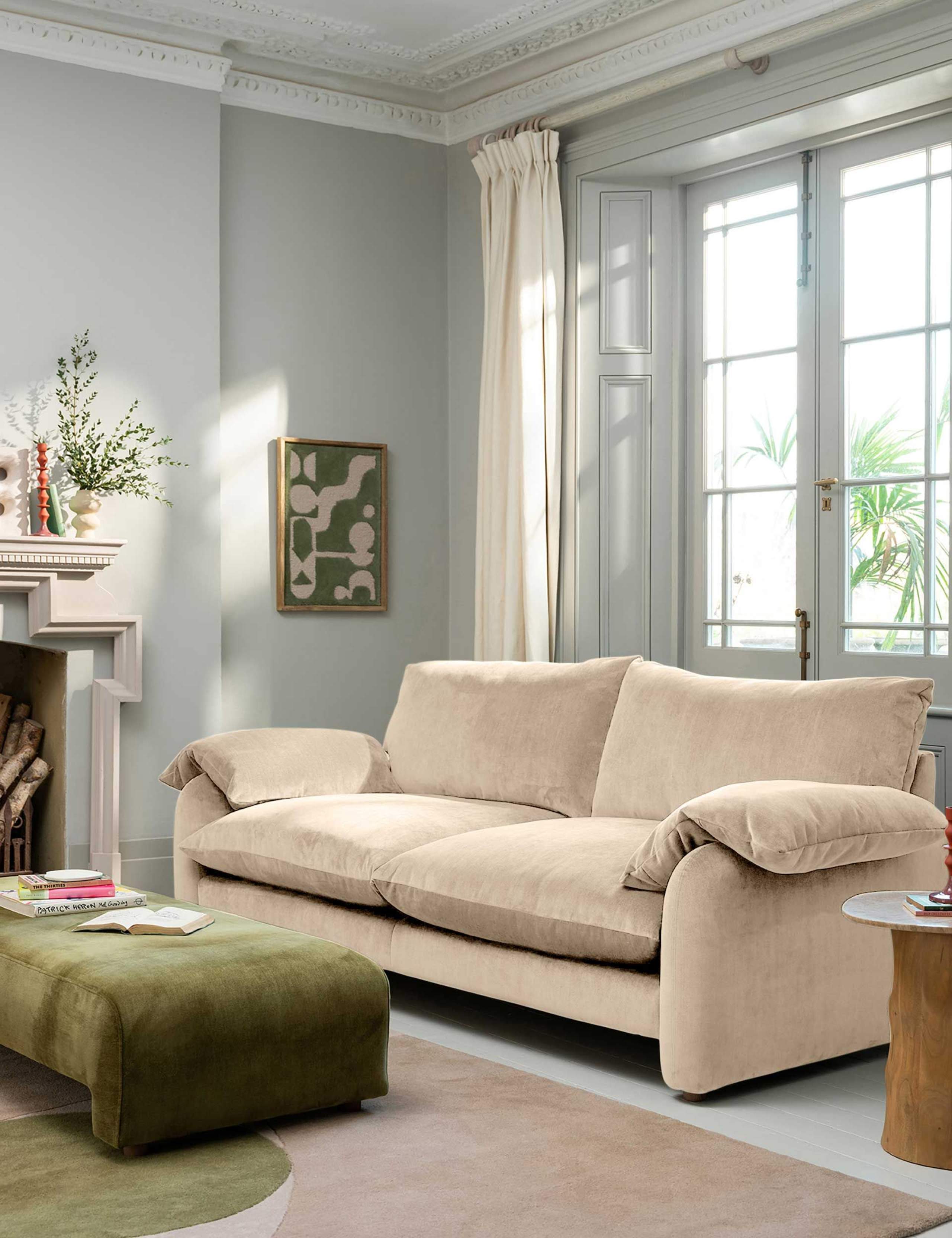 Orson Chenille Grand 4 Seater Sofa 1 of 7