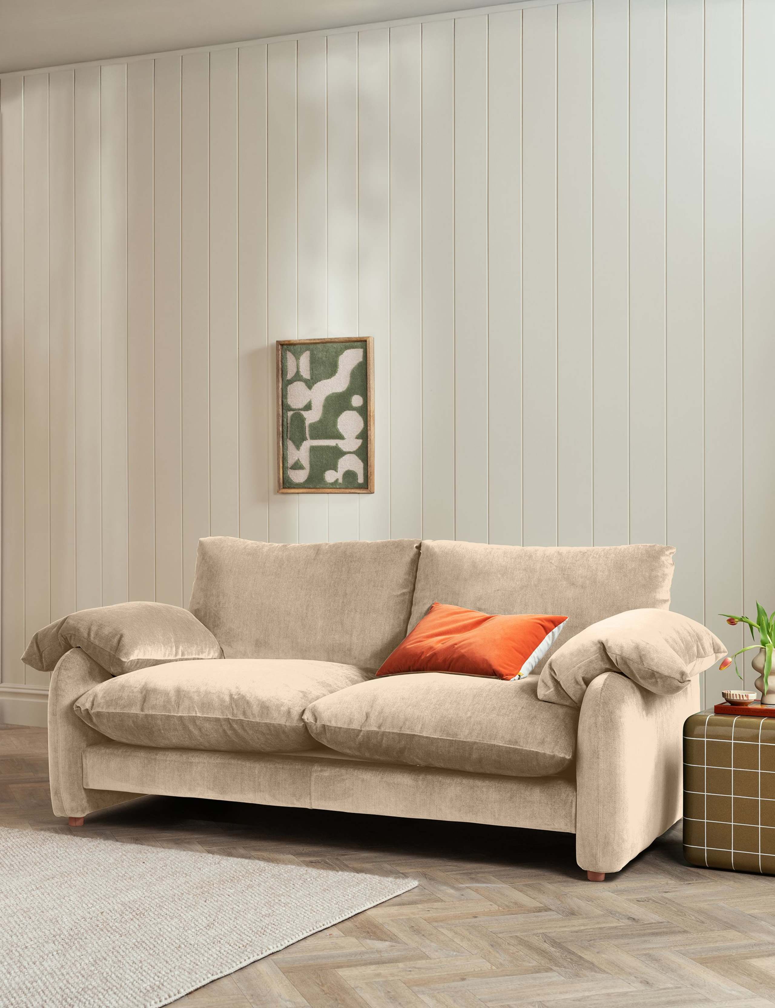 Orson Chenille Extra Large 3 Seater Sofa 1 of 7