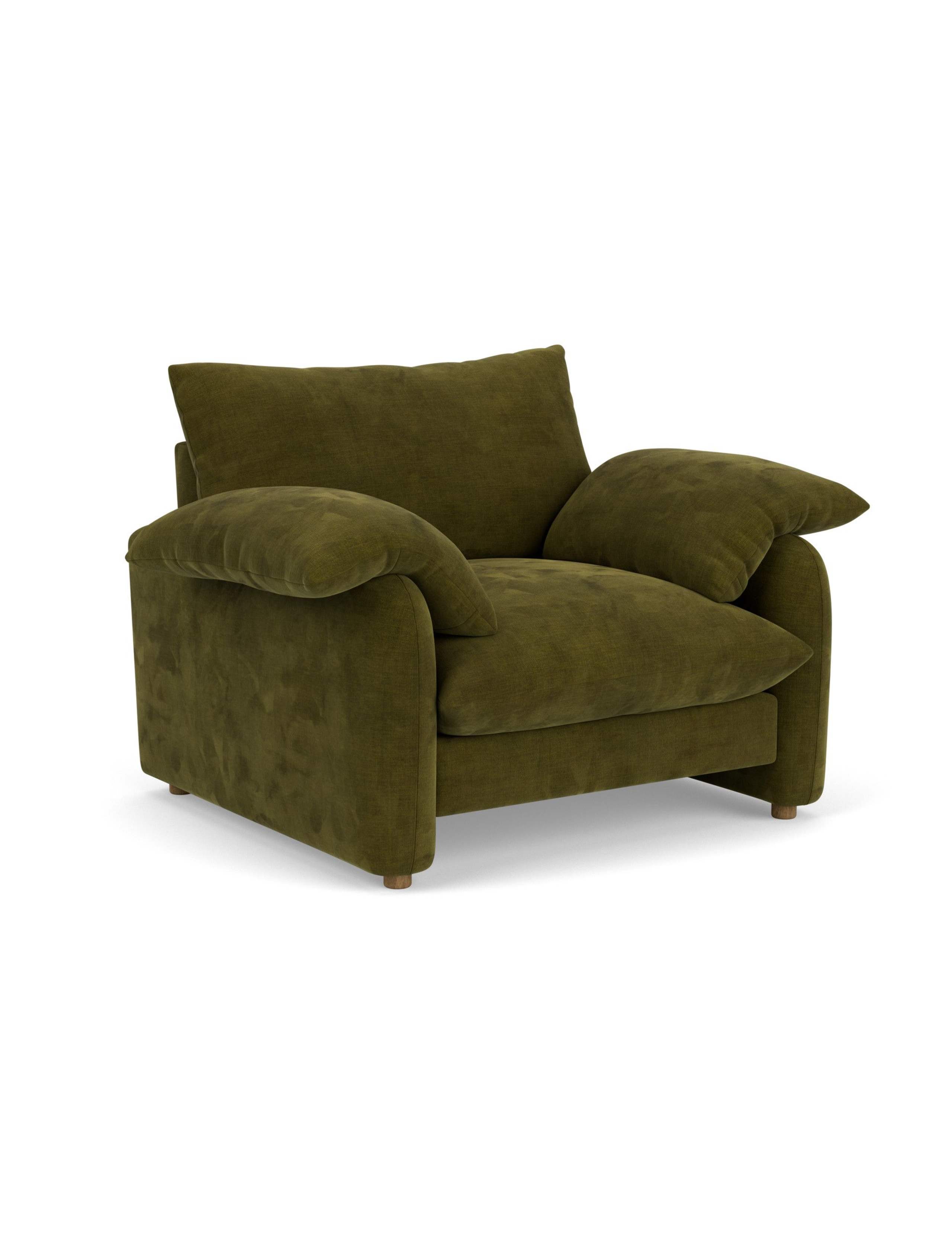 Orson Chenille Snuggle Chair 3 of 7