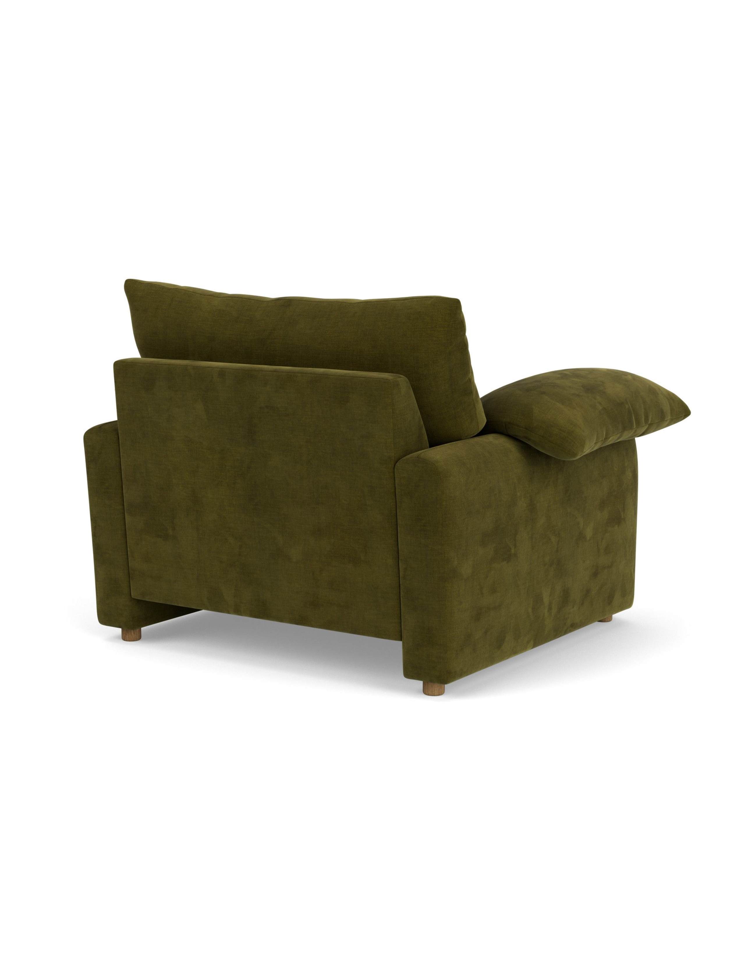 Orson Chenille Snuggle Chair 4 of 7