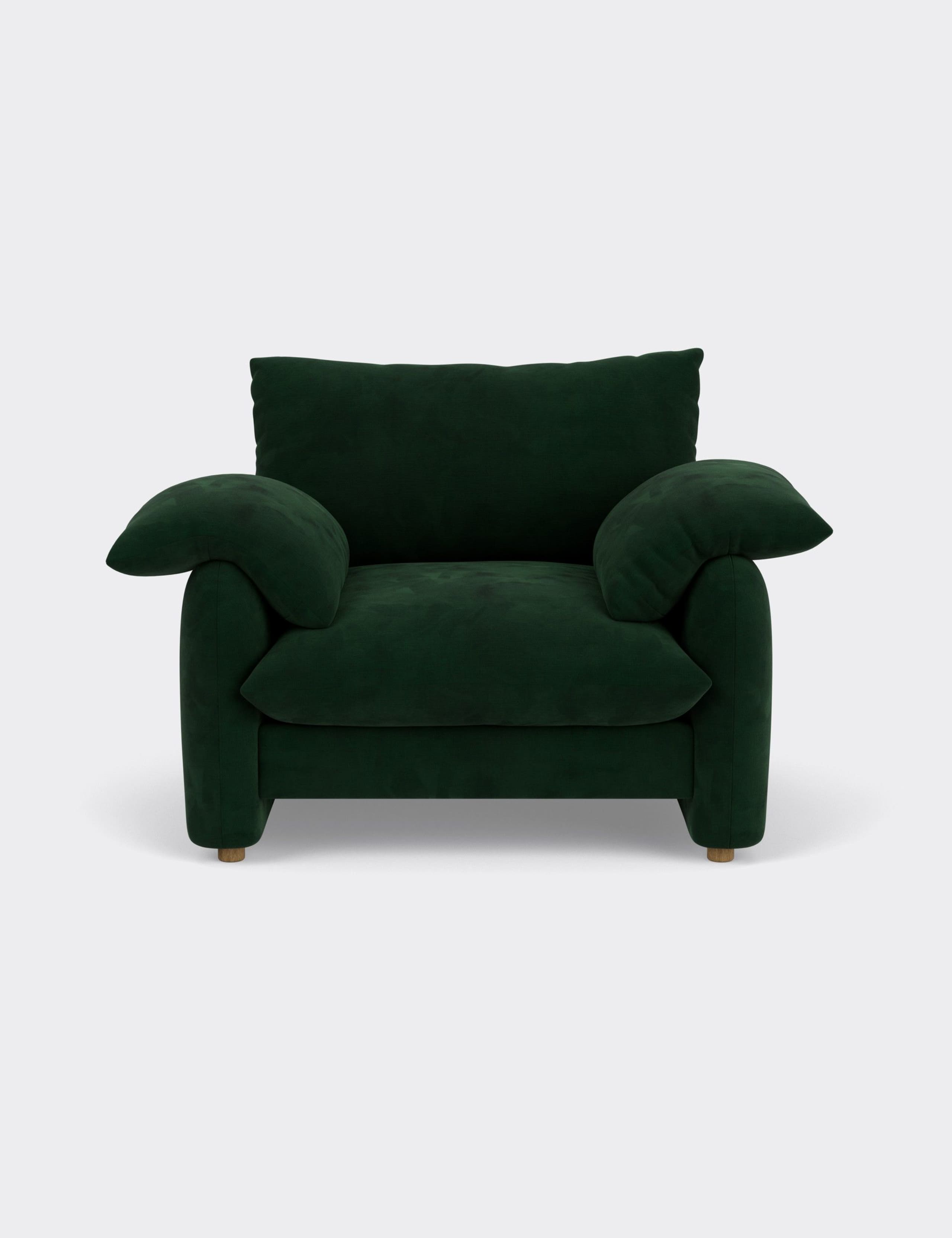Orson Chenille Snuggle Chair 2 of 4