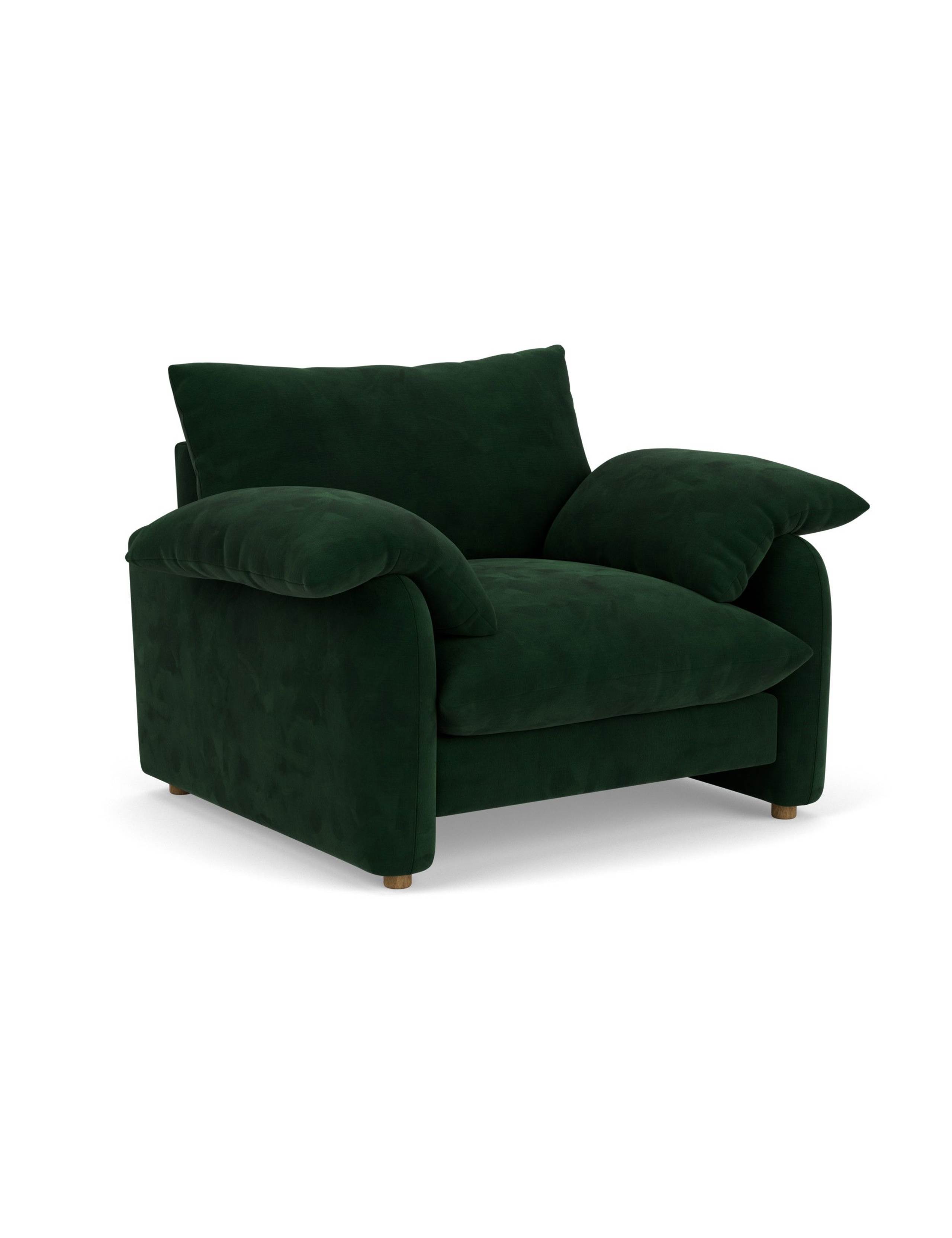Orson Chenille Snuggle Chair 3 of 4