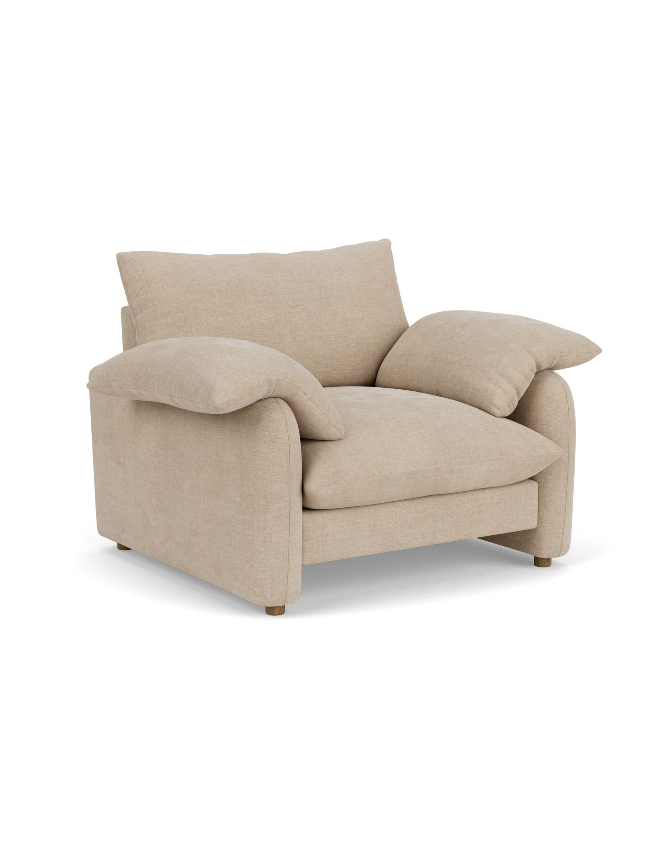 Orson Chenille Snuggle Chair 3 of 4